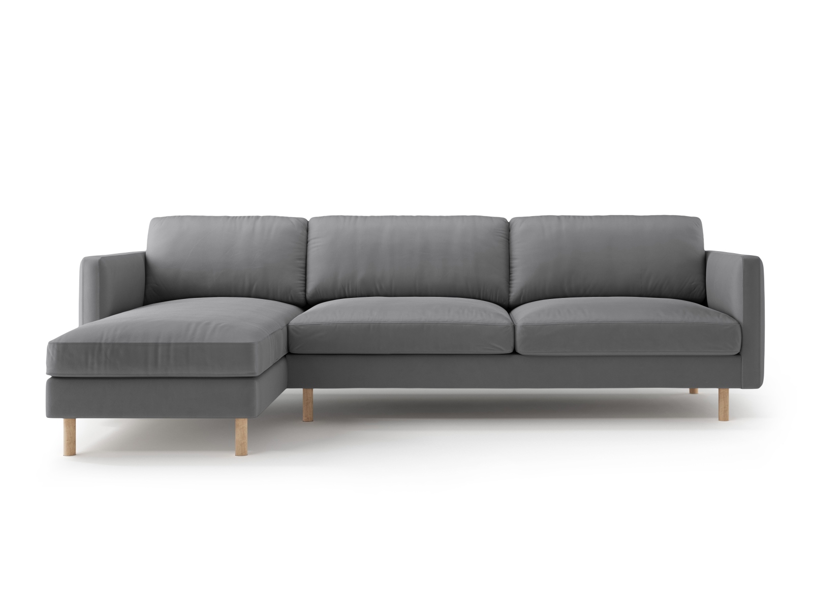 Ecksofa Delavie 105 (Paris Steel)