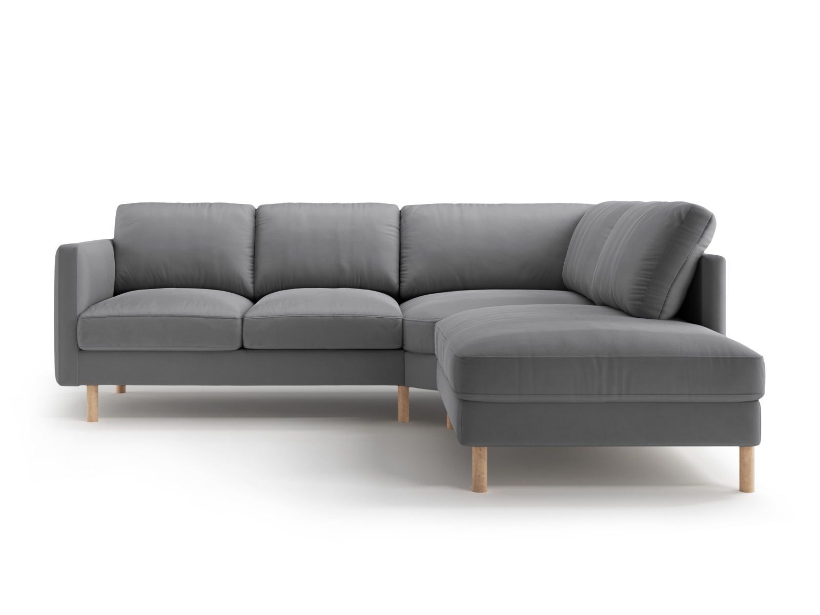 Ecksofa Delavie 106 (Paris Steel)