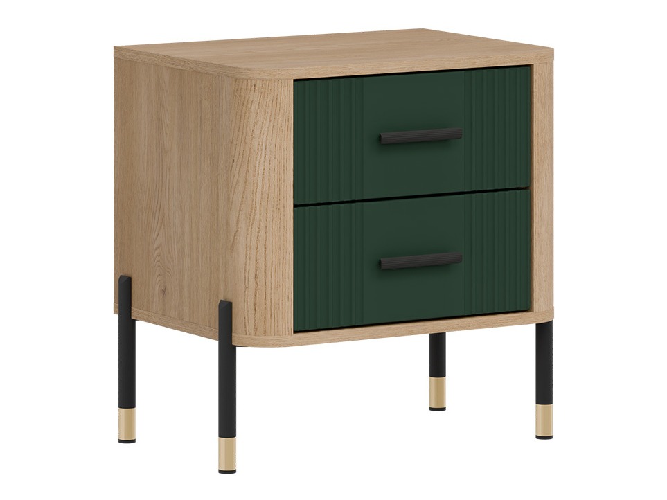 Nachttisch Flosora 140 (Grün)