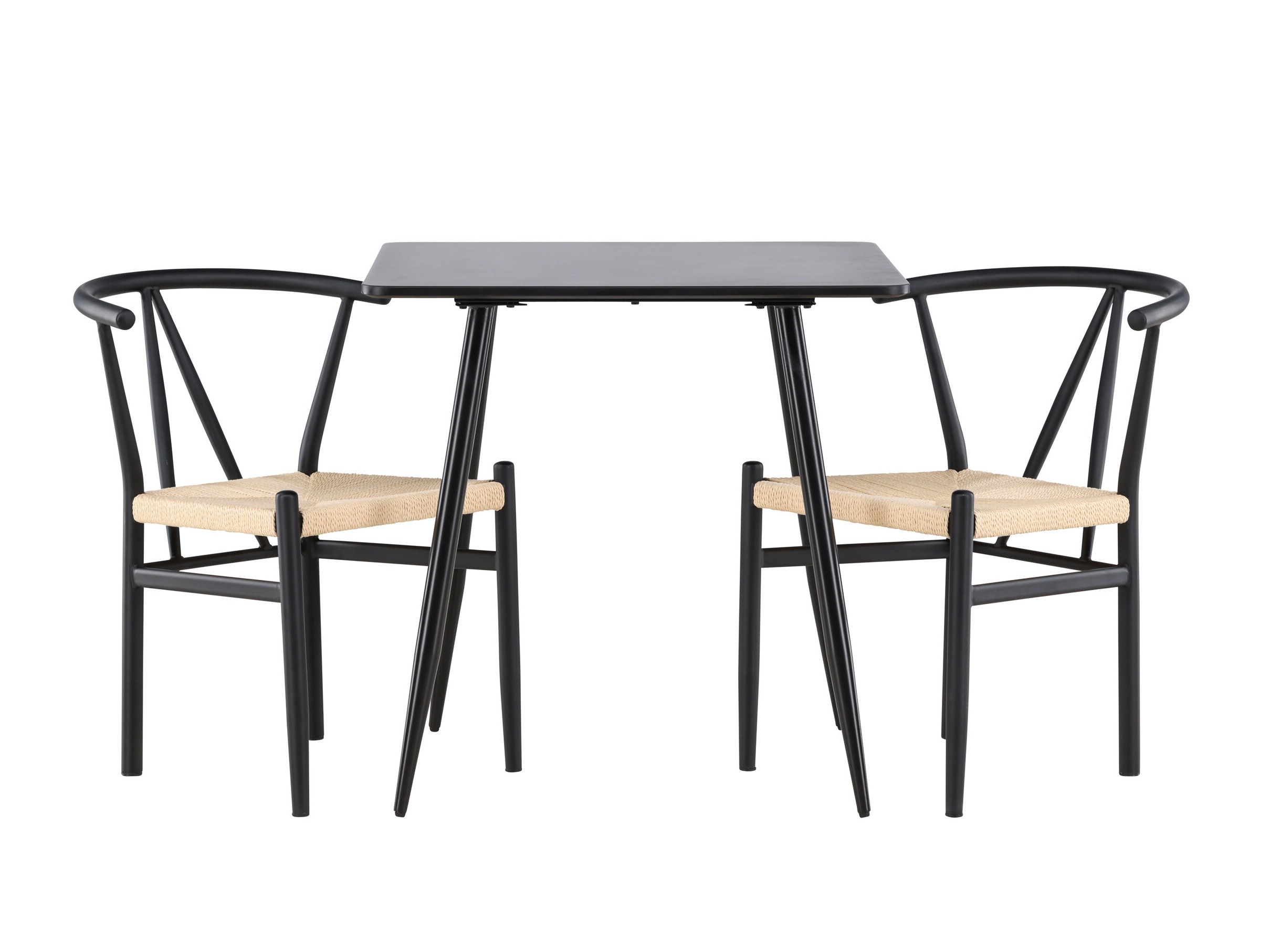 Essgruppe Dallas 4920 (Schwarz + Hellbraun)