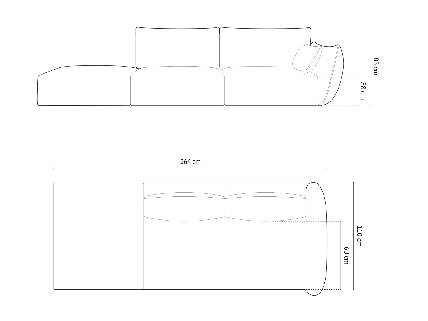 Sofa Belenoe 106 (Over The Horizon 85)