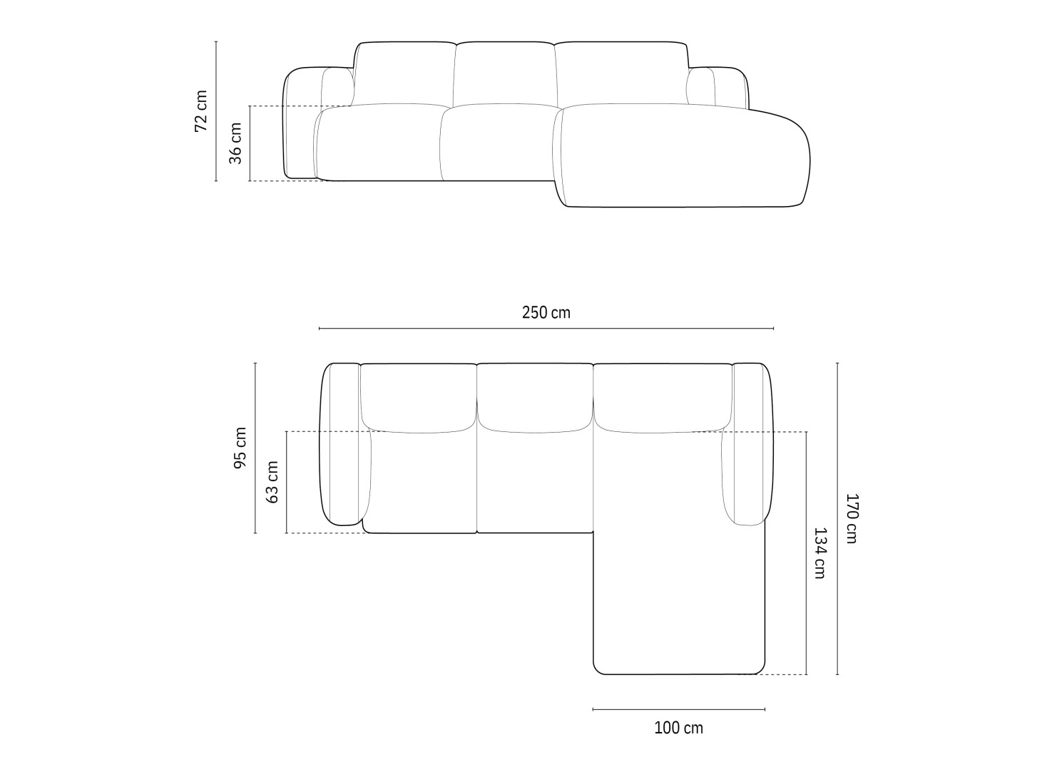 Ecksofa Romtoru 103 (Baloo 2083)