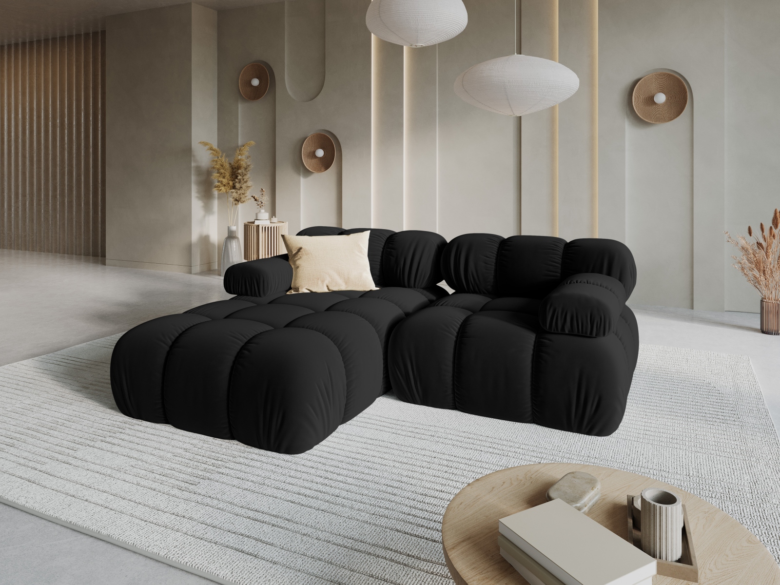 Modulares Ecksofa Caltenu 105 (Bluvel 19)