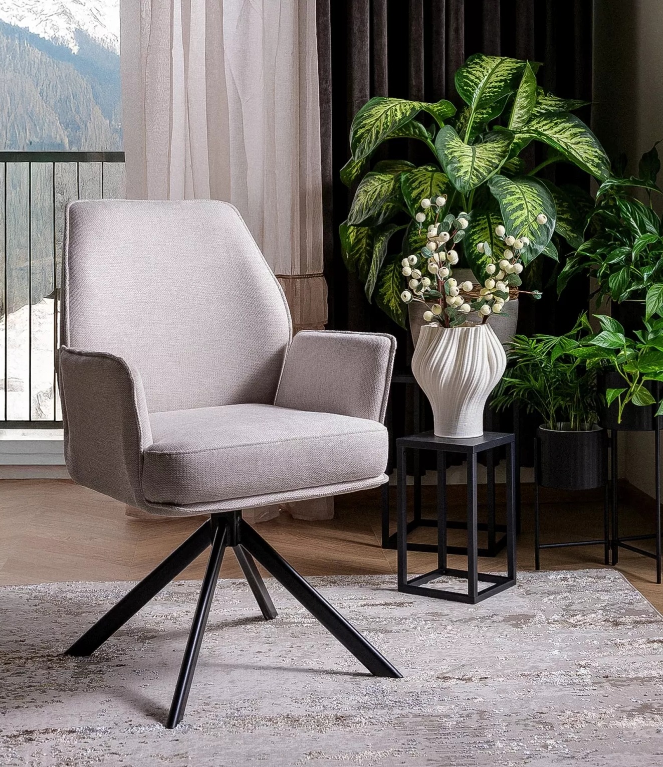 Stuhl Detroit 423 (Hellbeige)