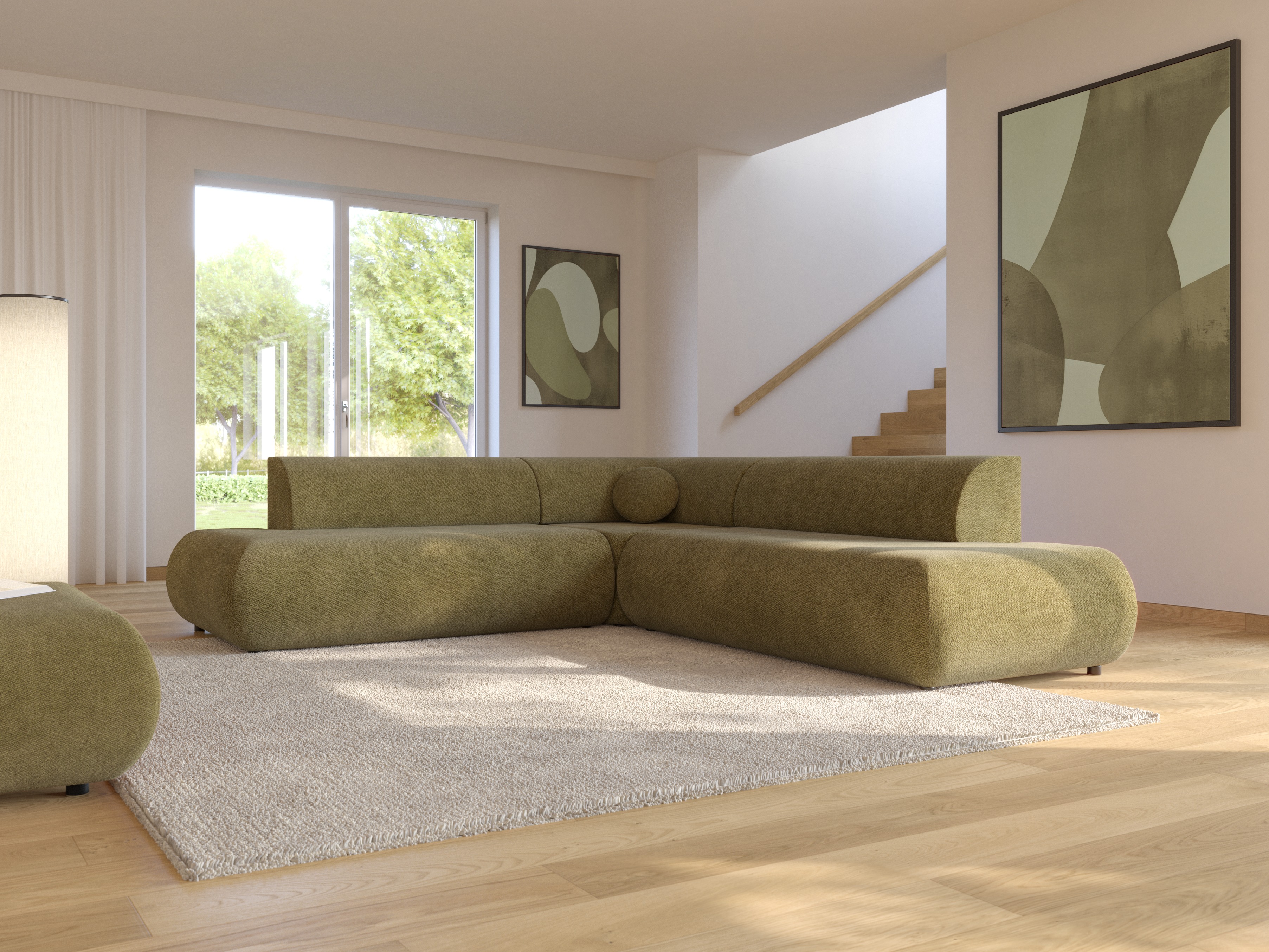 Ecksofa Kingston 186 (Vinci 75)