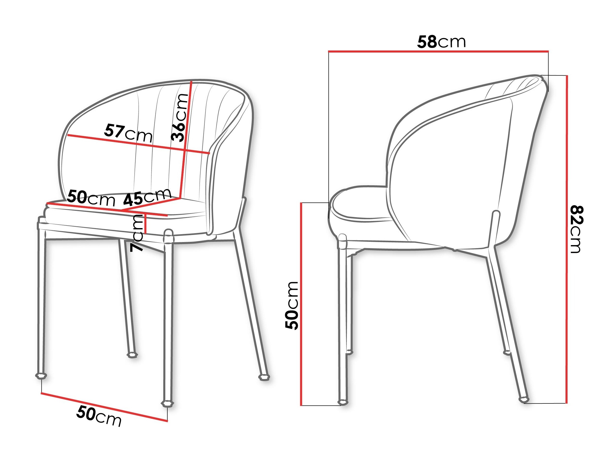 Stuhl Comfivo Hilaritas XVII (Grau)