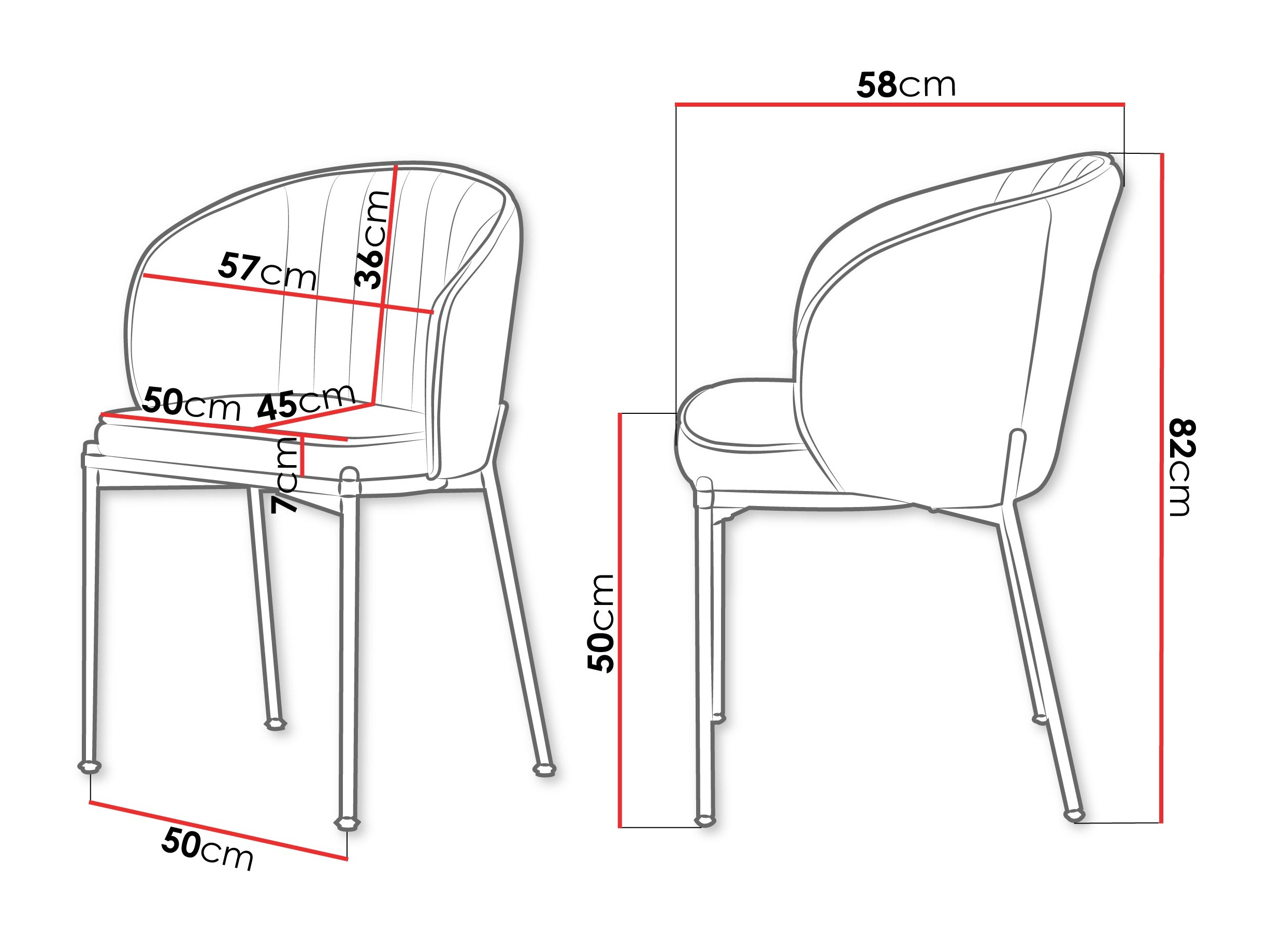 Stuhl Comfivo Hilaritas XVII (Schwarz)