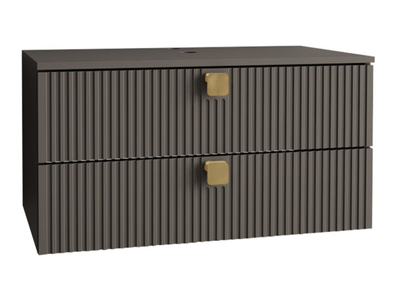 Hängeschrank für Waschbecken Panium (Grau)