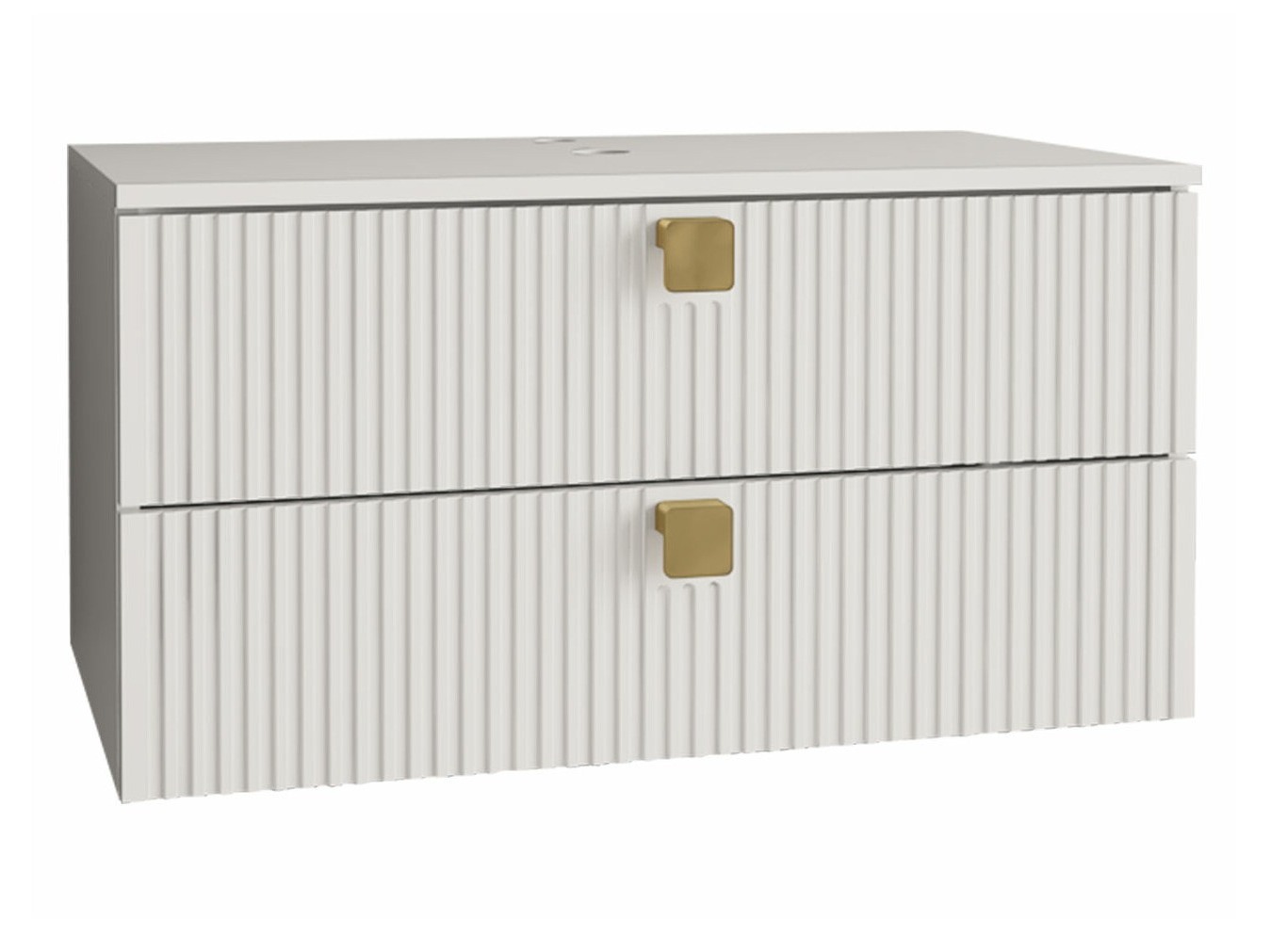 Hängeschrank für Waschbecken Panium (Weiß)