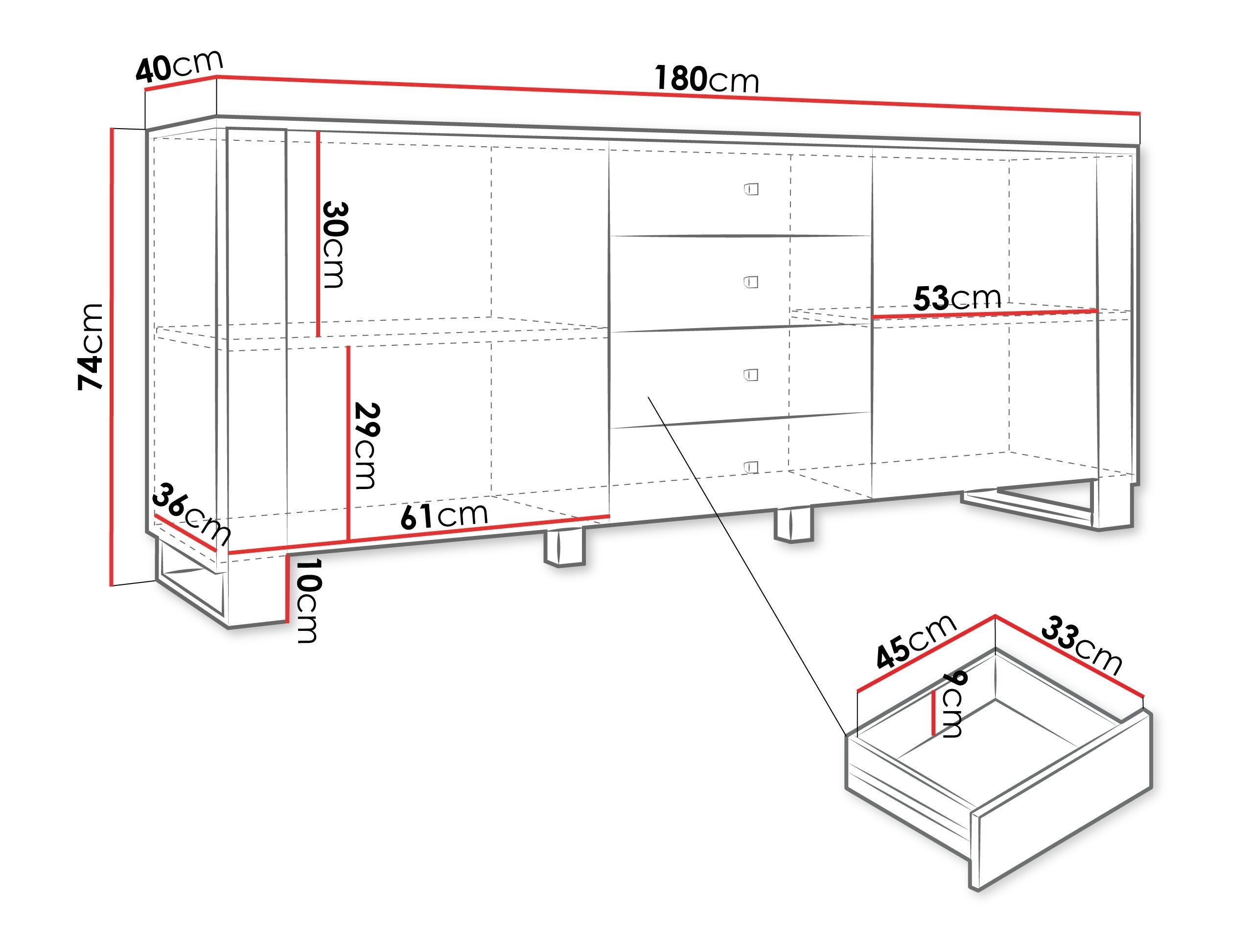 Kommoden Comfivo Vestora