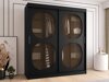 Kleiderschrank Hartford 529 (Schwarz)