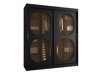 Kleiderschrank Hartford 529 (Schwarz)