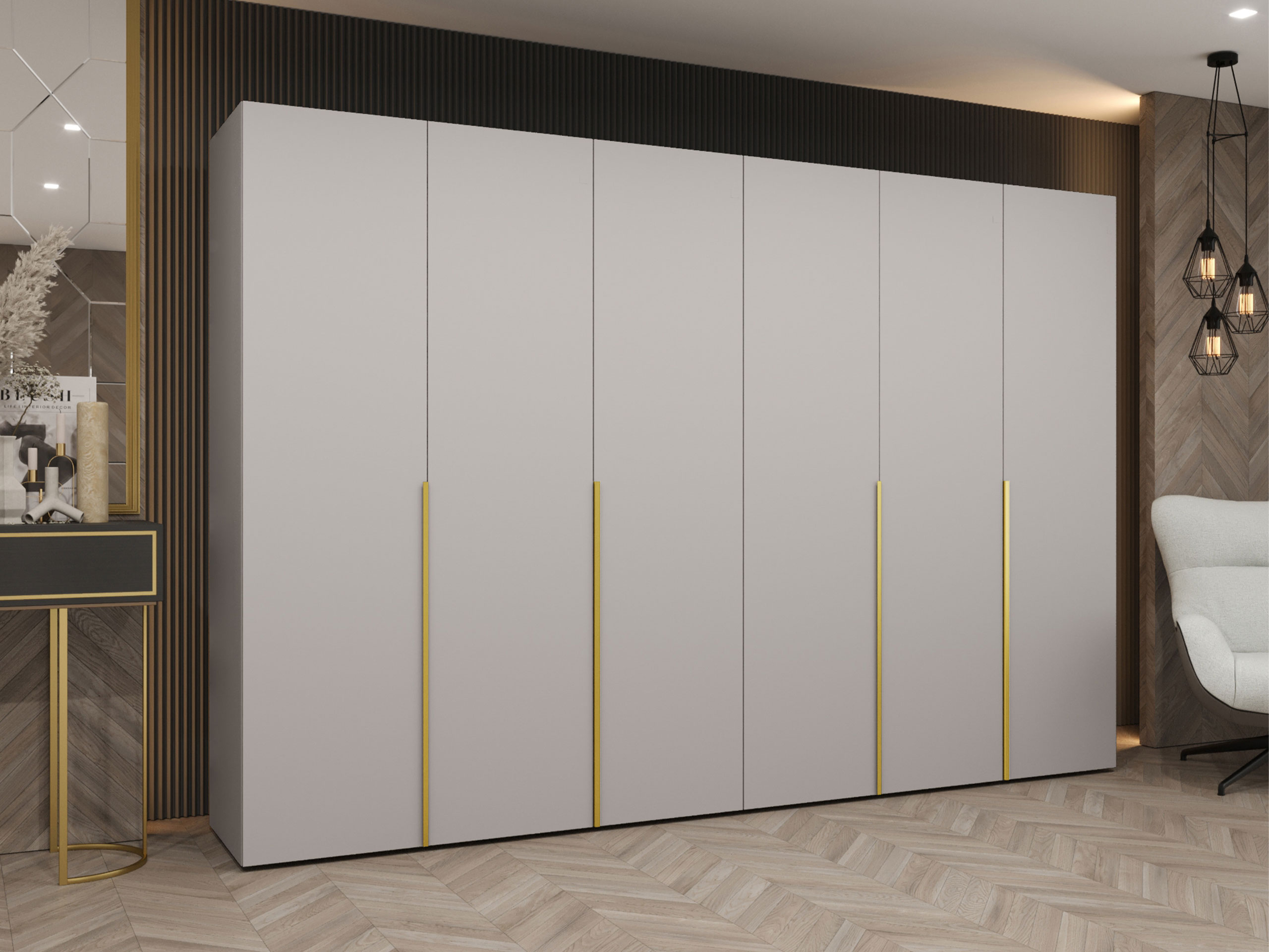 Kleiderschrank Hartford 539 (Kaschmir)