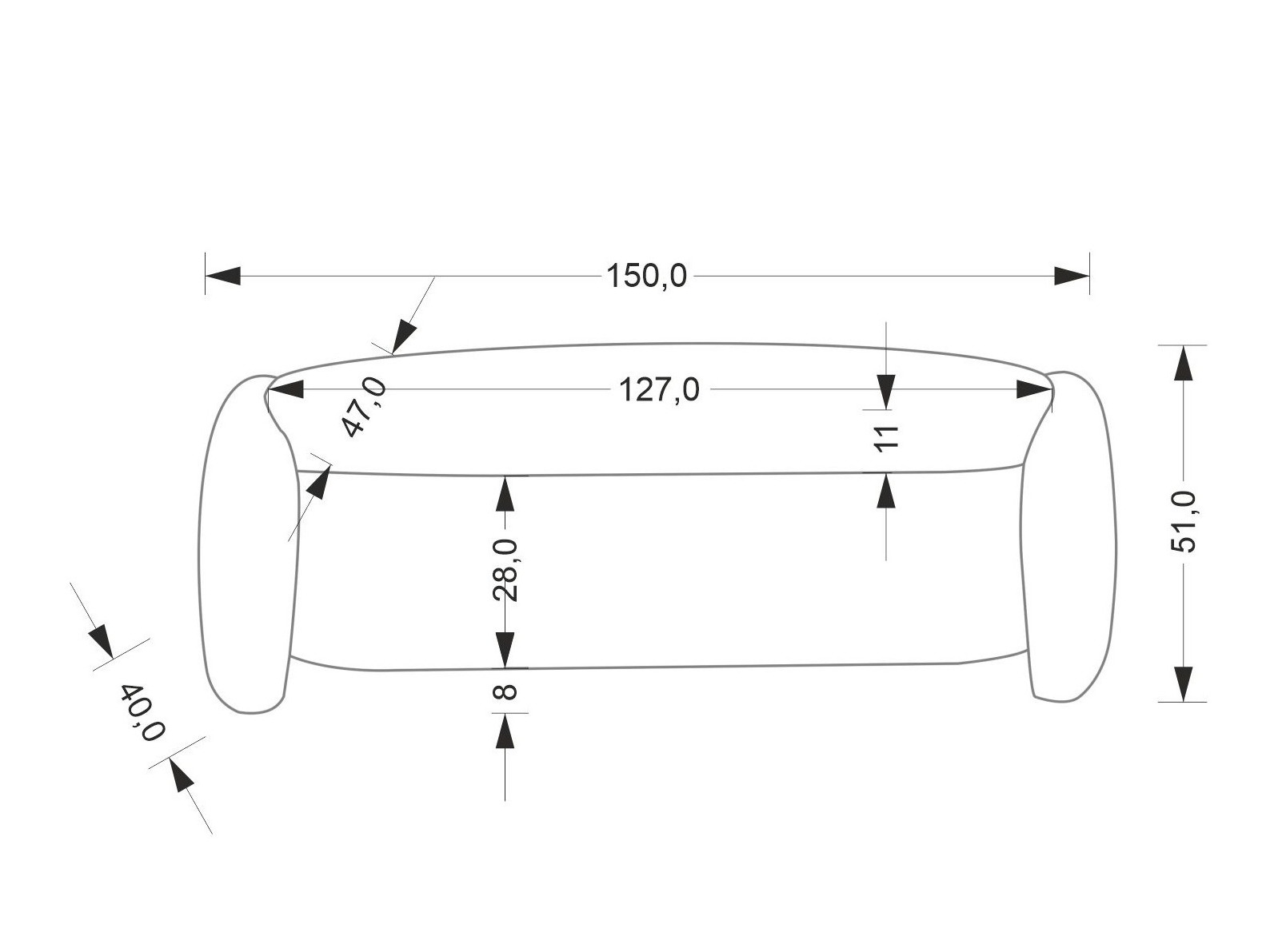 Polsterbank Houston 2045