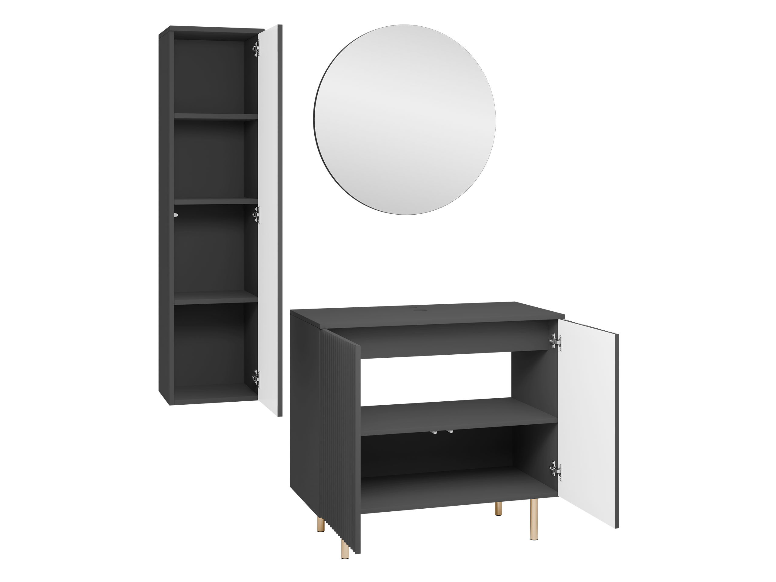 Badezimmer-Set Decus II (Kaschmir)