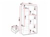 Kleiderschrank Hartford 571 (Kaschmir)