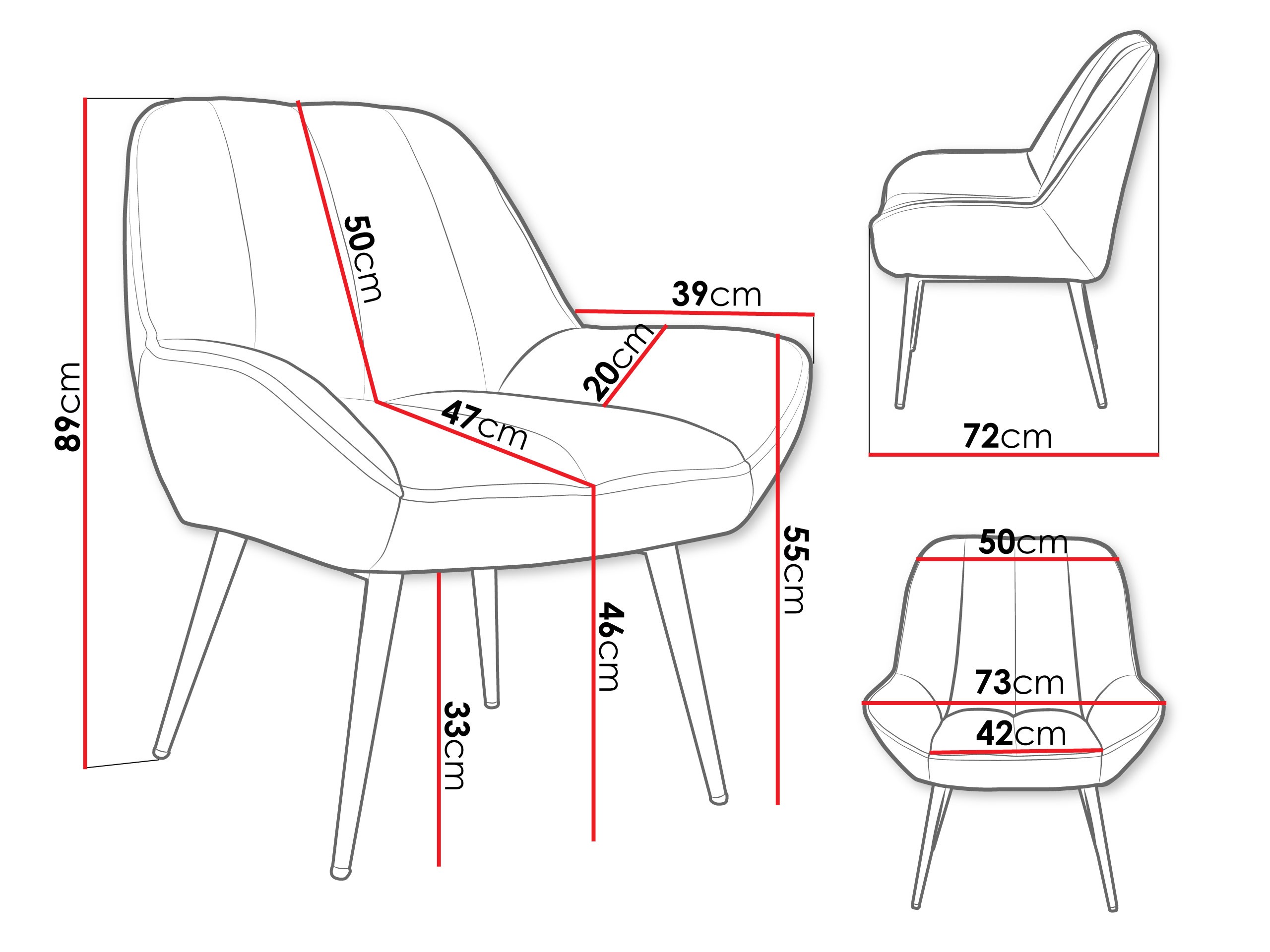 Sessel Comfivo Origo (Aragon 03)