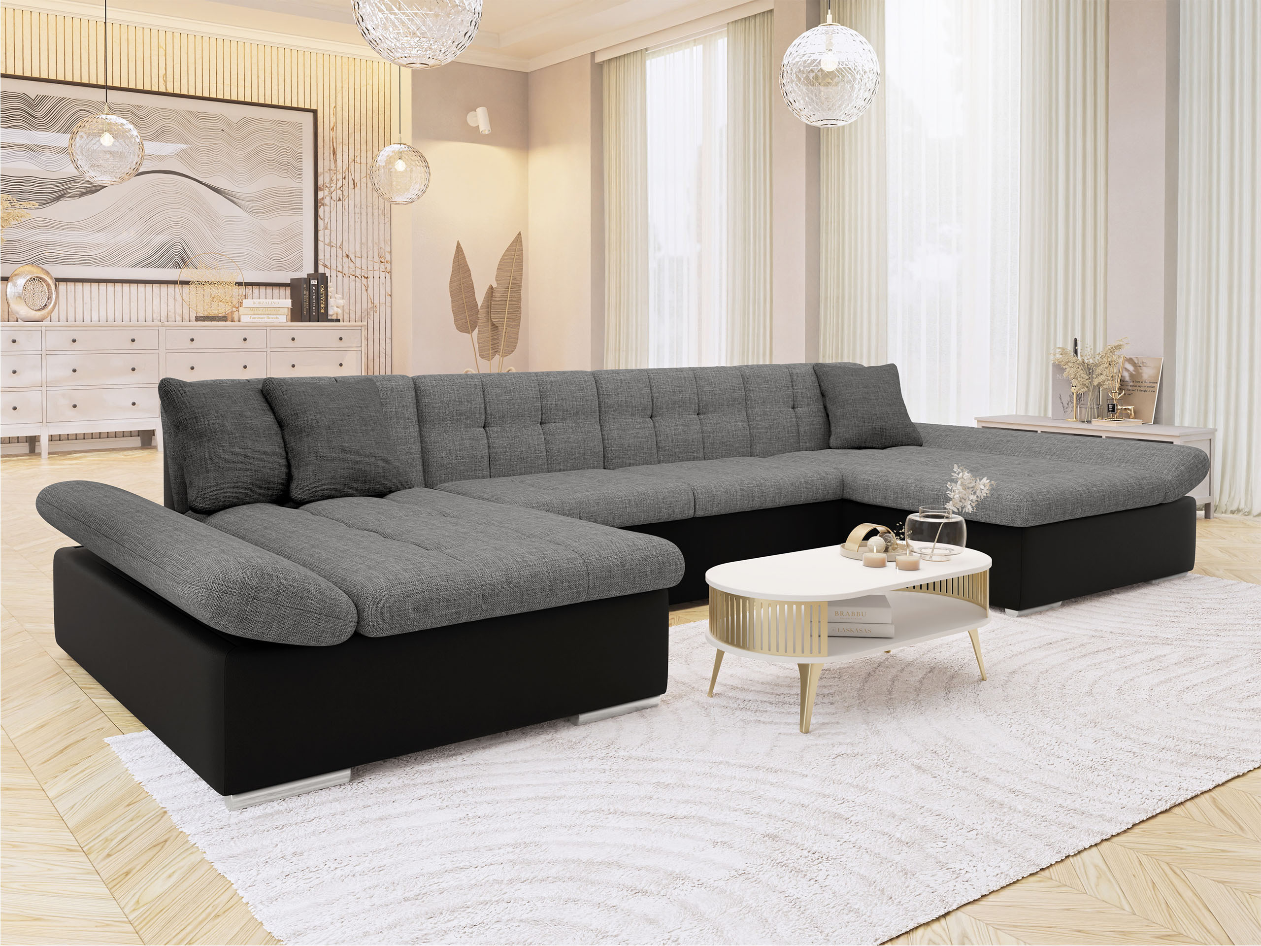 Ecksofa Comfivo Ficus I (Soft 011 + Lux 05 + Lux 06)