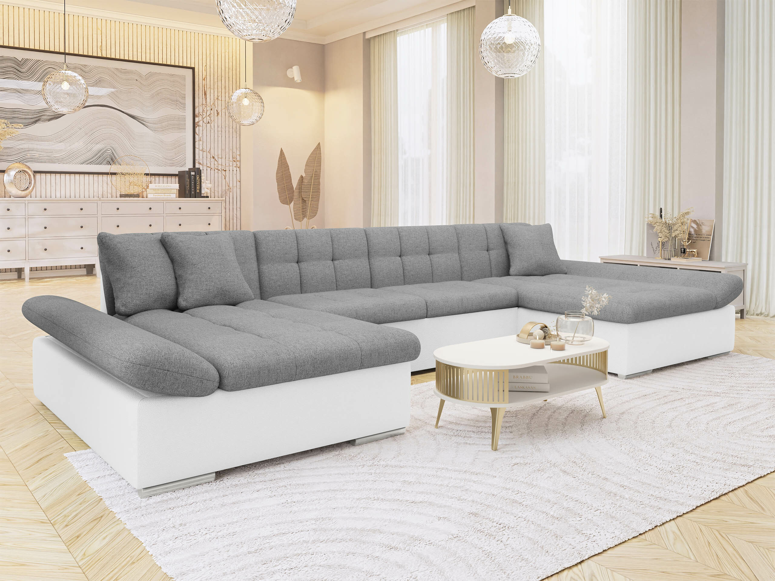 Ecksofa Comfivo Ficus (Soft 017 + Soul 17)
