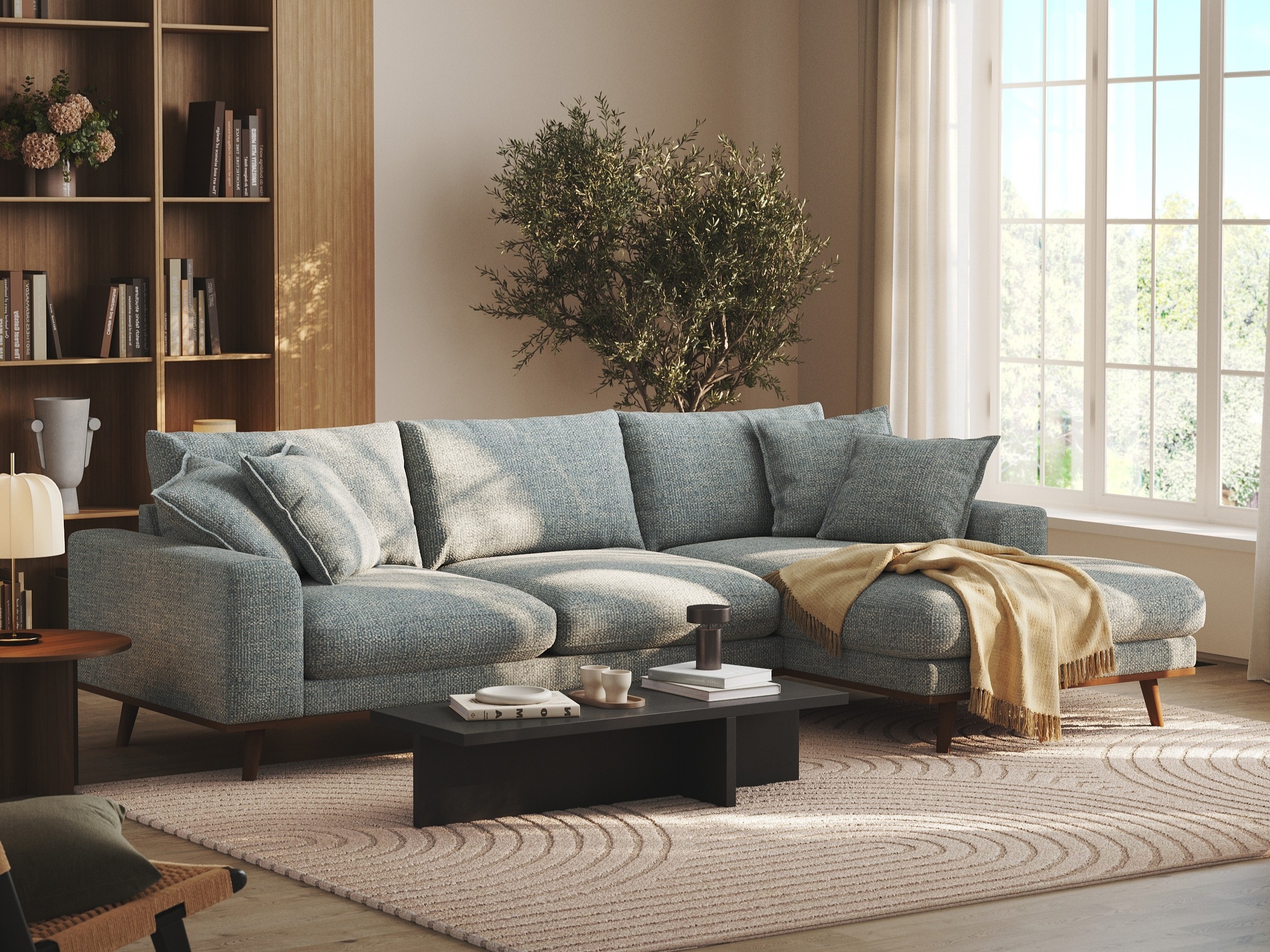 Ecksofa Seattle 216 (Silencio 72)