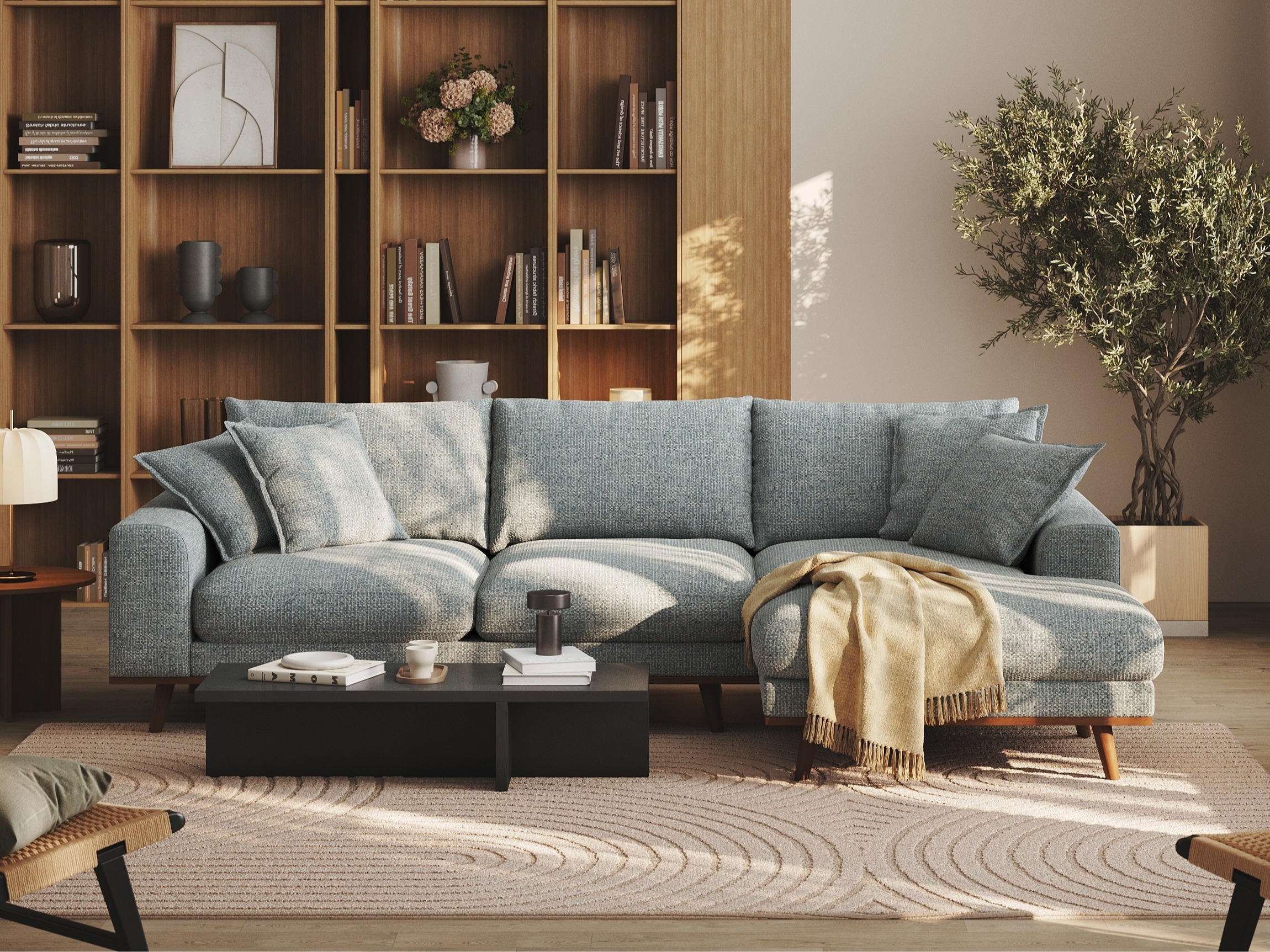 Ecksofa Seattle 216 (Silencio 72)