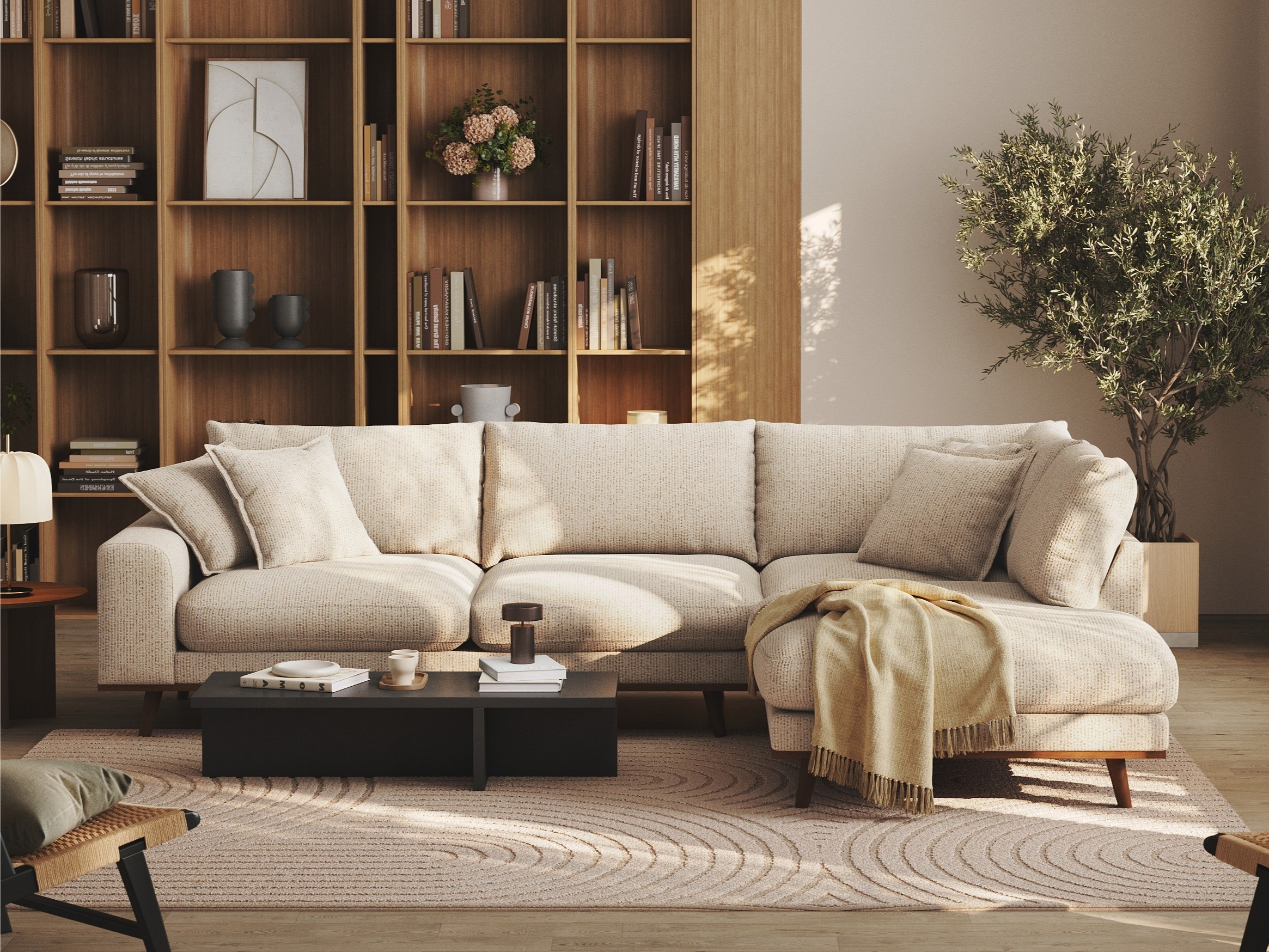 Ecksofa Seattle 218 (Silencio 06)