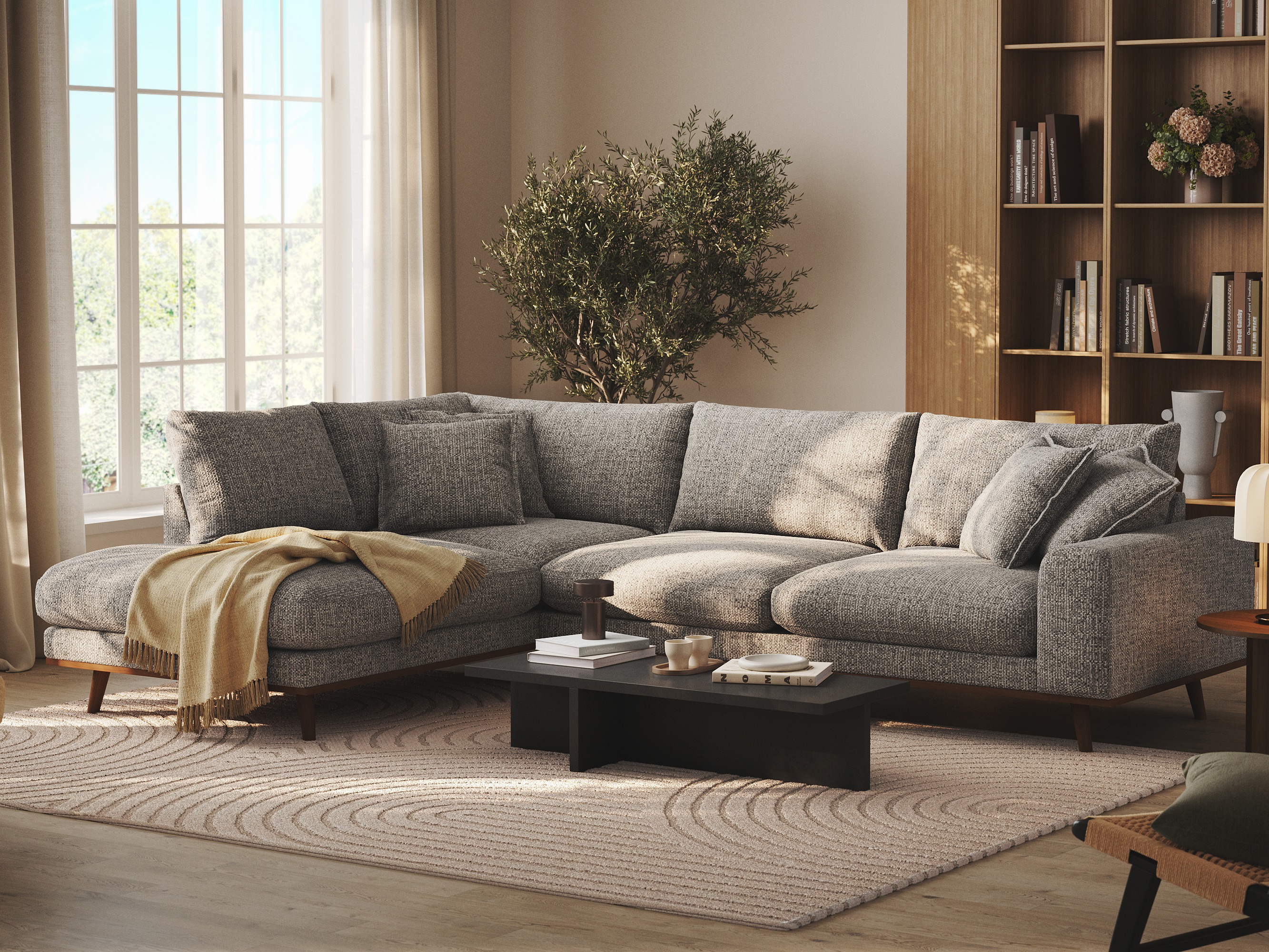 Ecksofa Seattle 218 (Silencio 86)