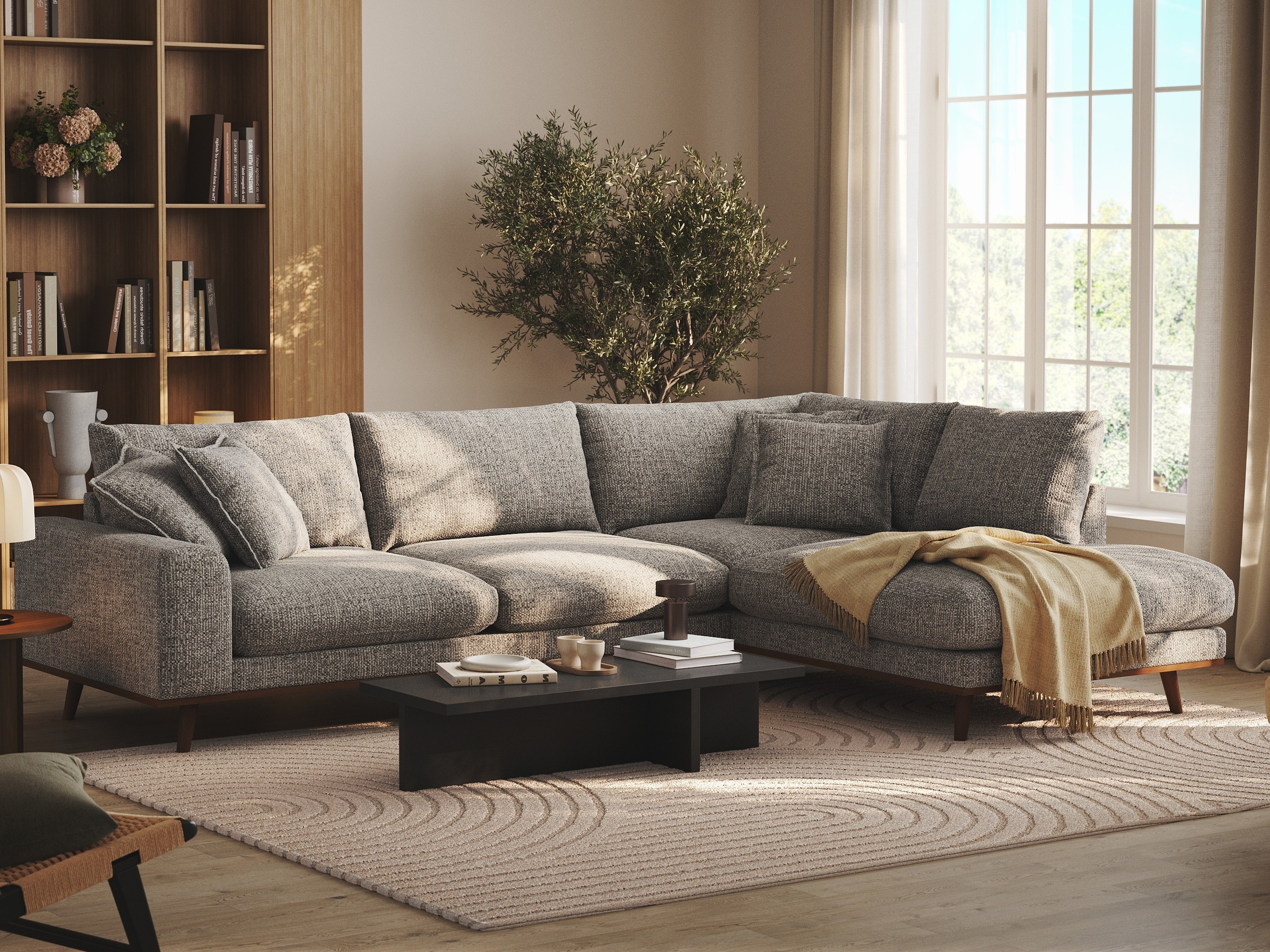 Ecksofa Seattle 218 (Silencio 86)