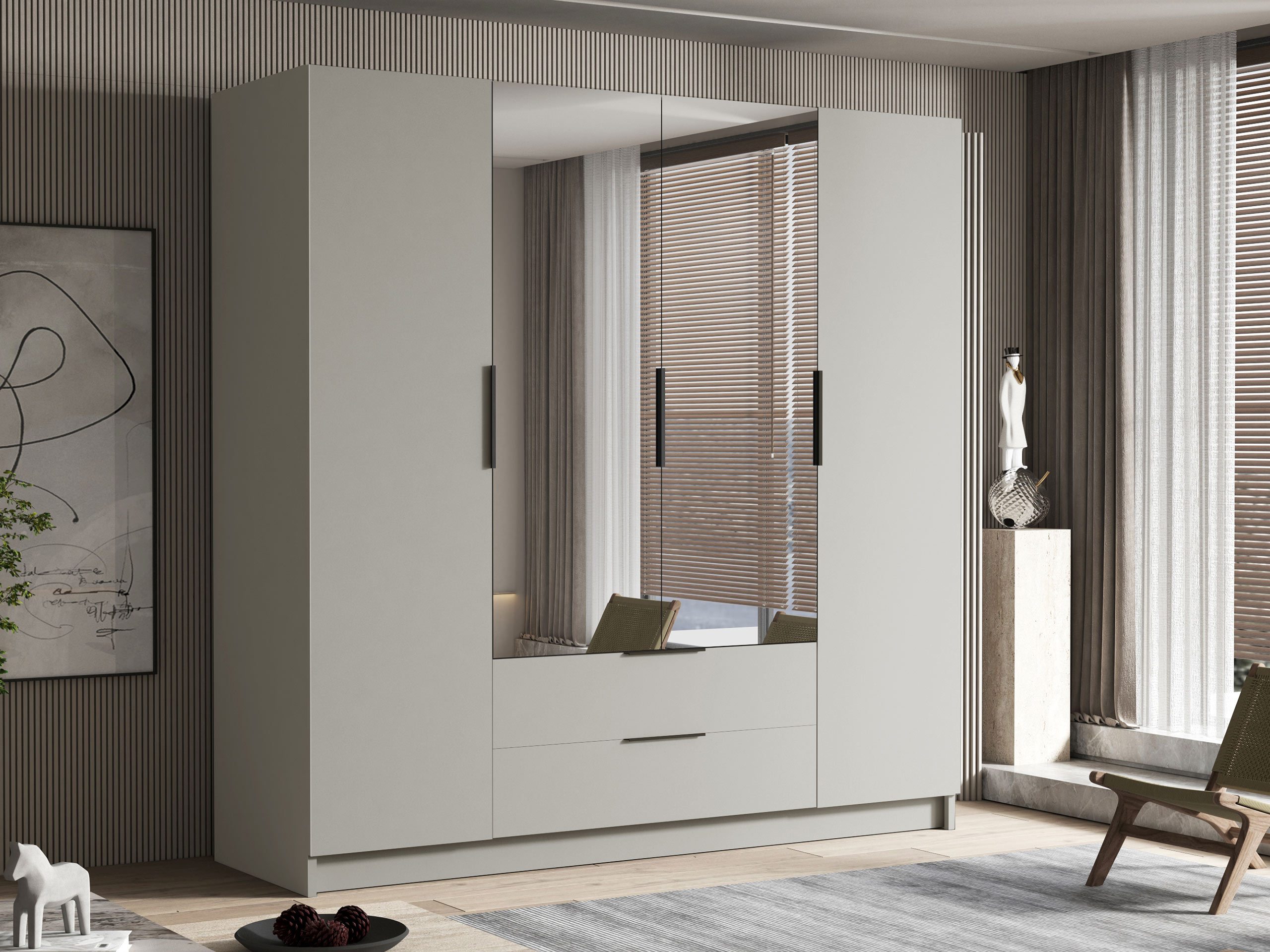 Kleiderschrank Closico Cadron II (Kaschmir)