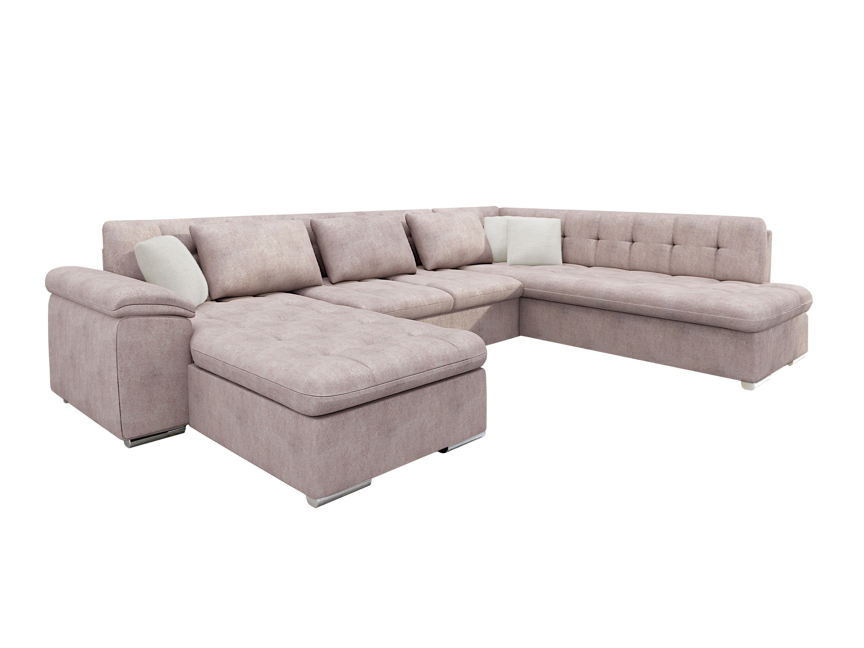 Ecksofa Comfivo Gemma V (Zoya 03 + Mokka 03)