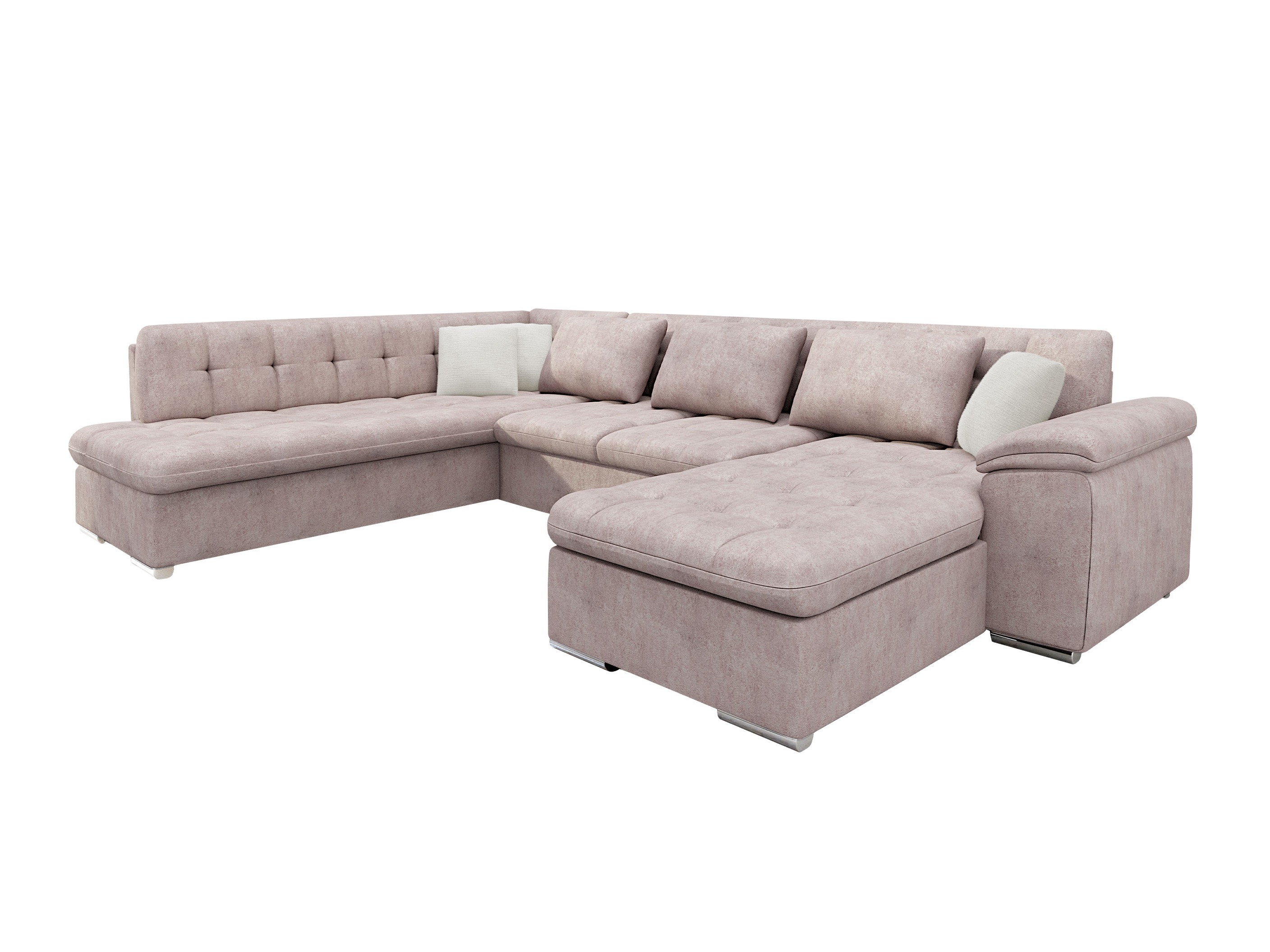 Ecksofa Comfivo Gemma V (Zoya 03 + Mokka 03)