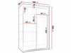 Kleiderschrank Dover 103 (Esche dunkel)