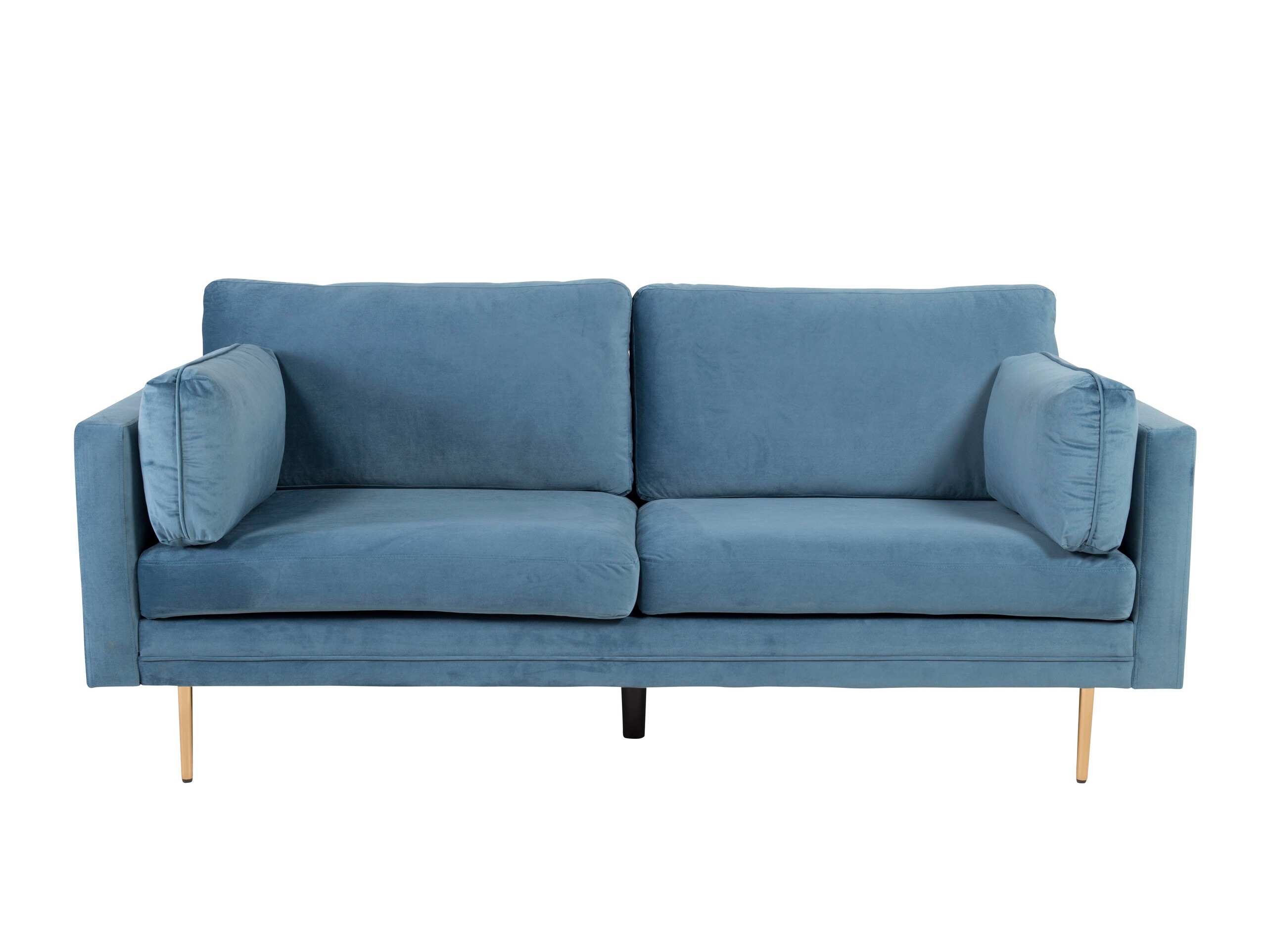 Sofa Dallas 101 (Dunkelblau + Gold)