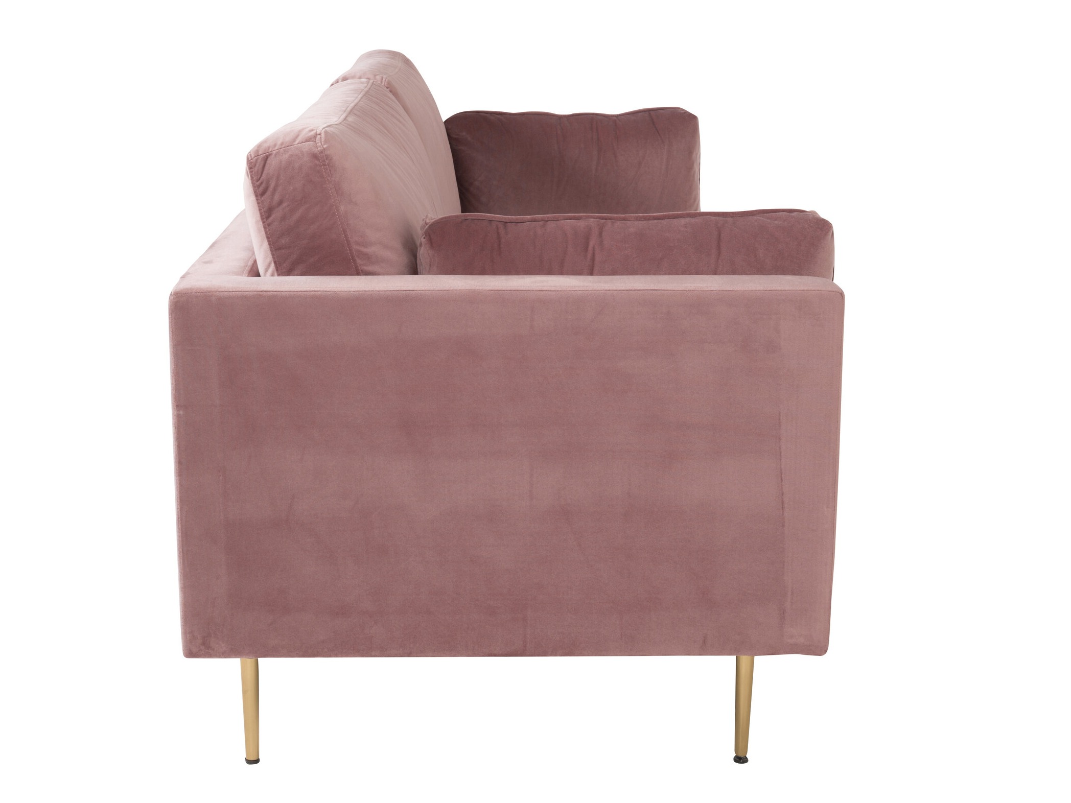 Sofa Dallas 101 (Staubig rosa + Gold)