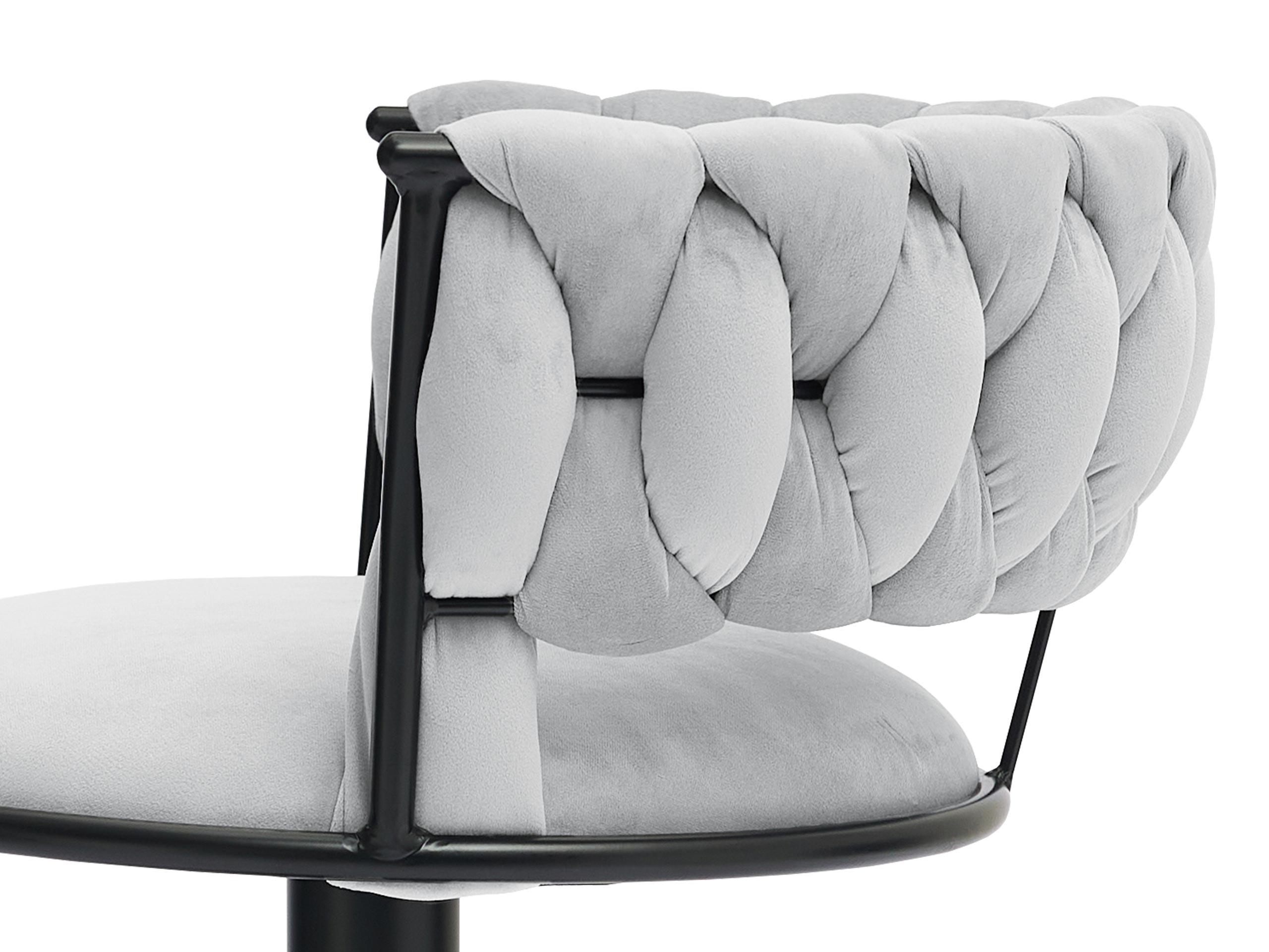 Barstuhl Comfivo Hilaritas III (Silber + Grau)