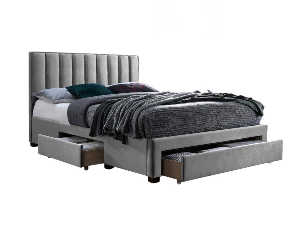 Bett Houston Fides (Grau)