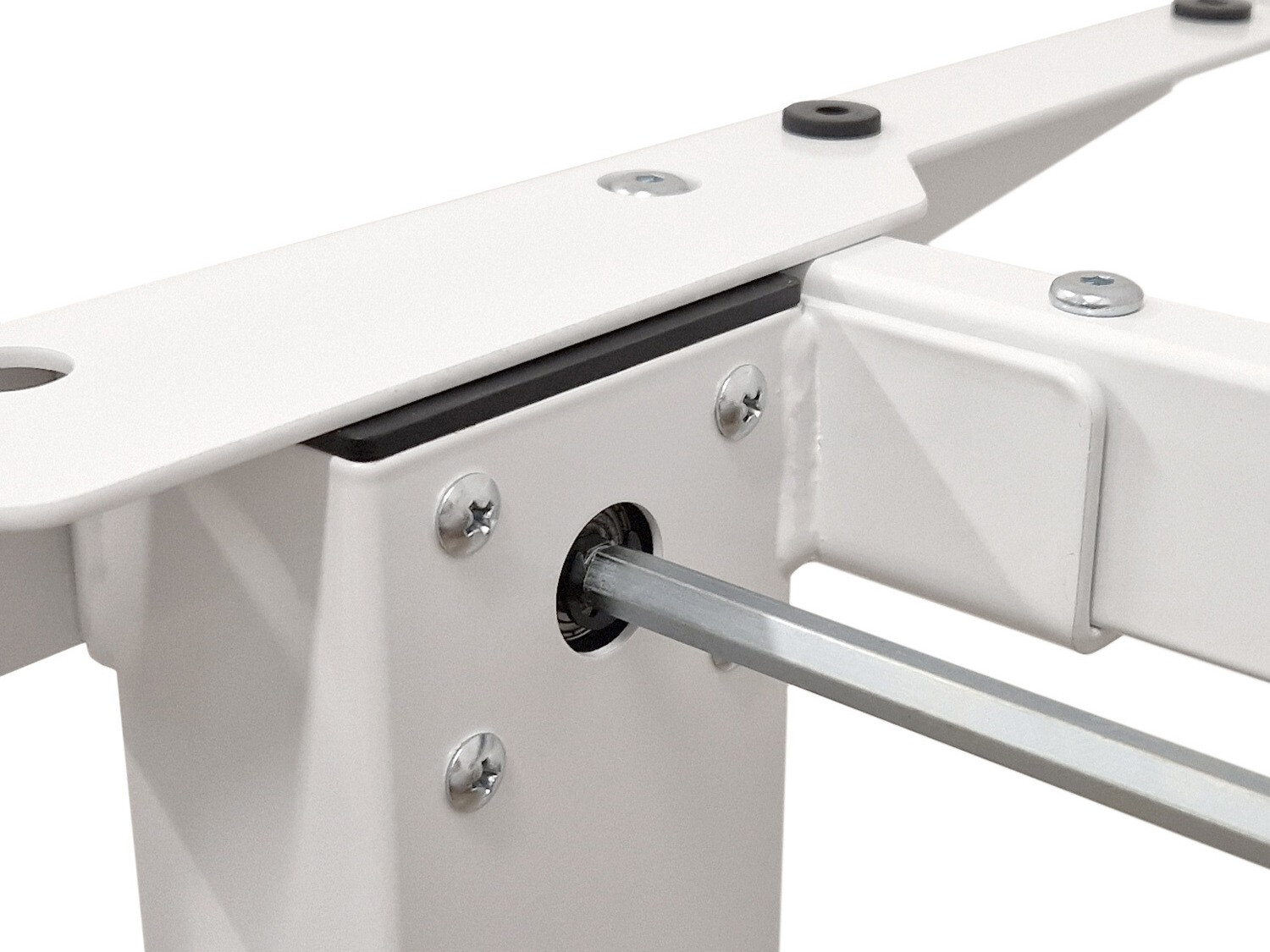 Höhenverstellbarer Schreibtisch Buffalo 184 (Weiß)