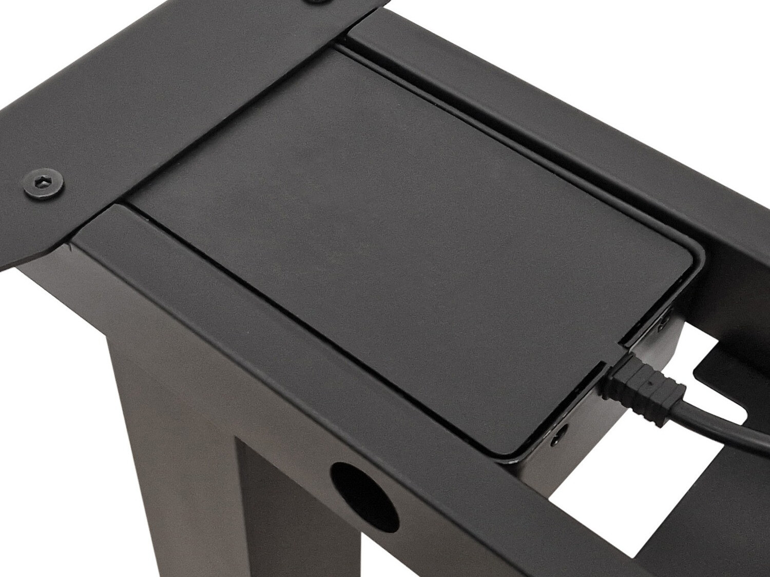 Höhenverstellbarer Schreibtisch Buffalo 199 (Schwarz)