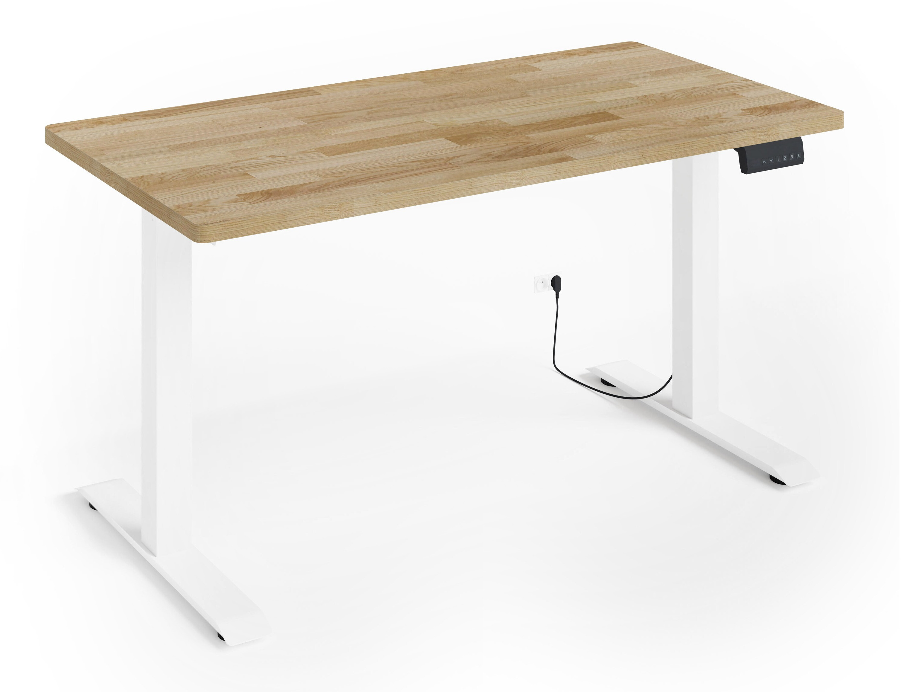 Höhenverstellbarer Schreibtisch Buffalo 199 (Weiß)