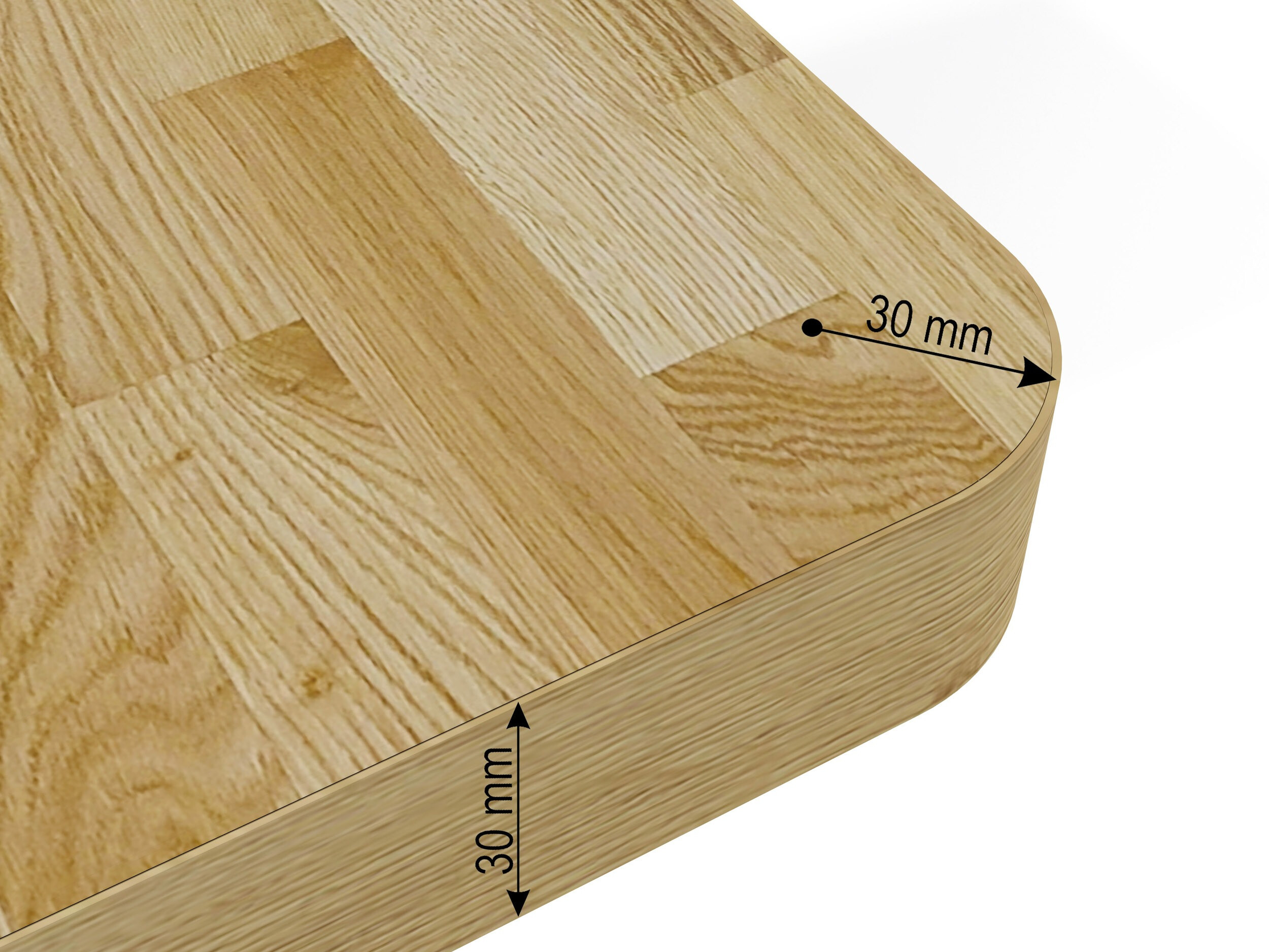 Höhenverstellbarer Schreibtisch Buffalo 199 (Weiß)