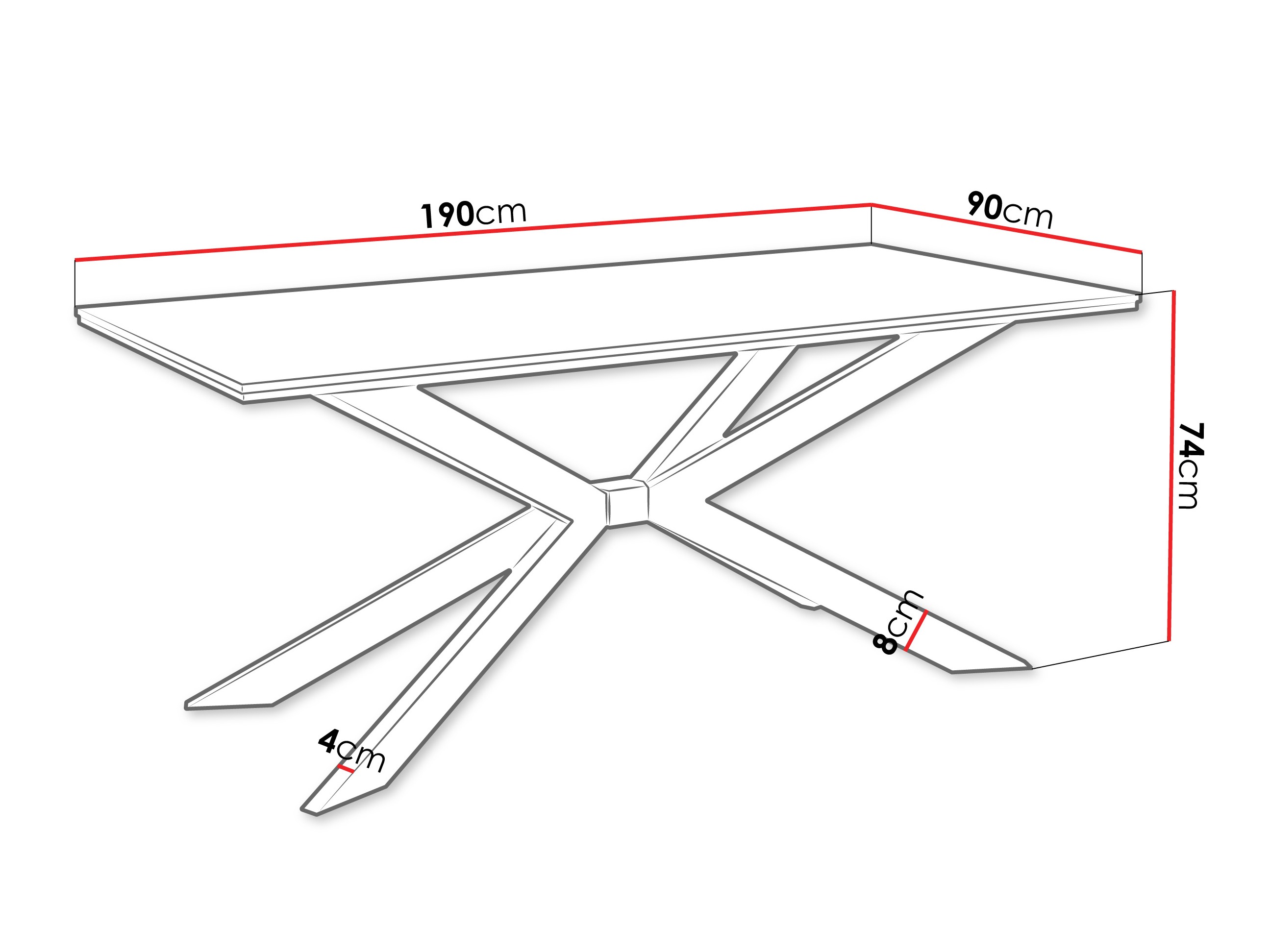 Tisch Goodyear 135 (Wotan Eiche)