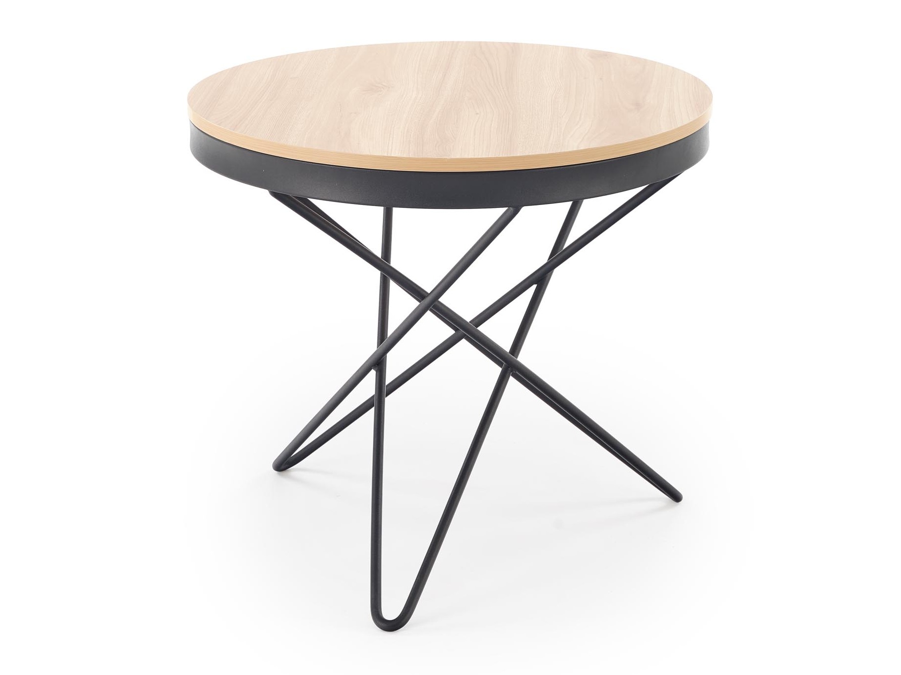 Couchtisch Houston 2063 (Hellbraun + Schwarz)