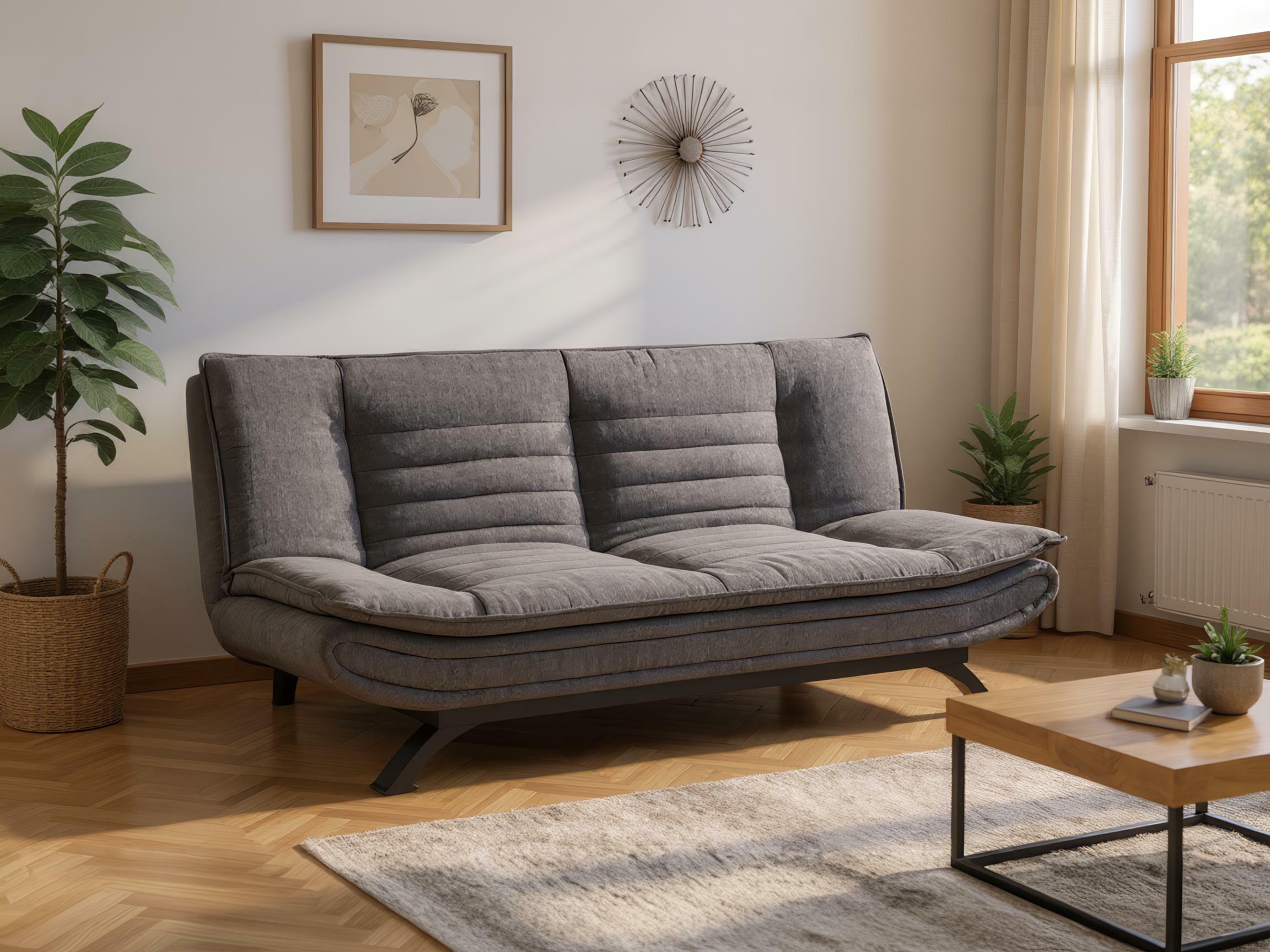 Schlafsofa Norsica 279 (Dunkelgrau)