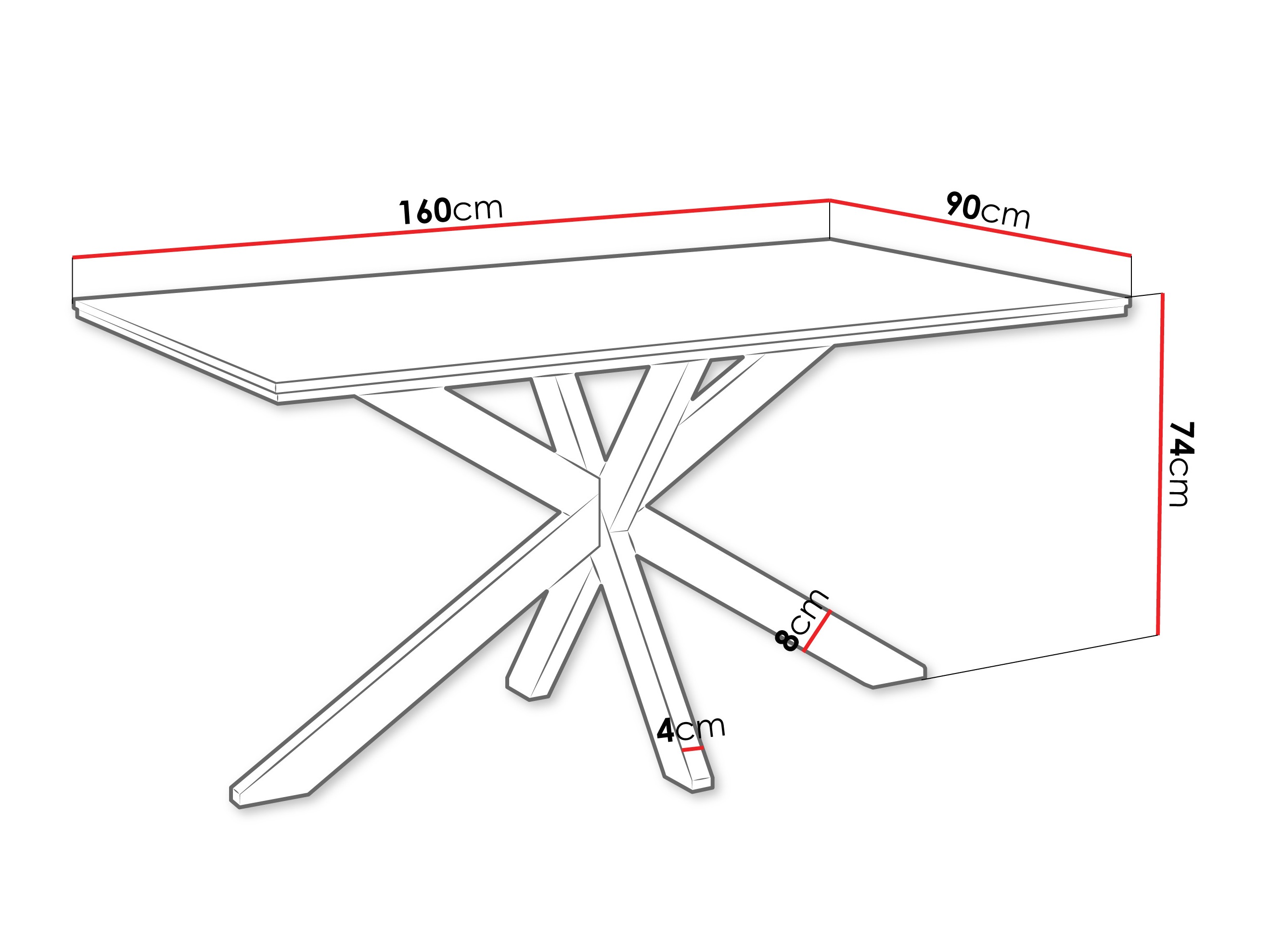 Tisch Goodyear 136 (Beton)