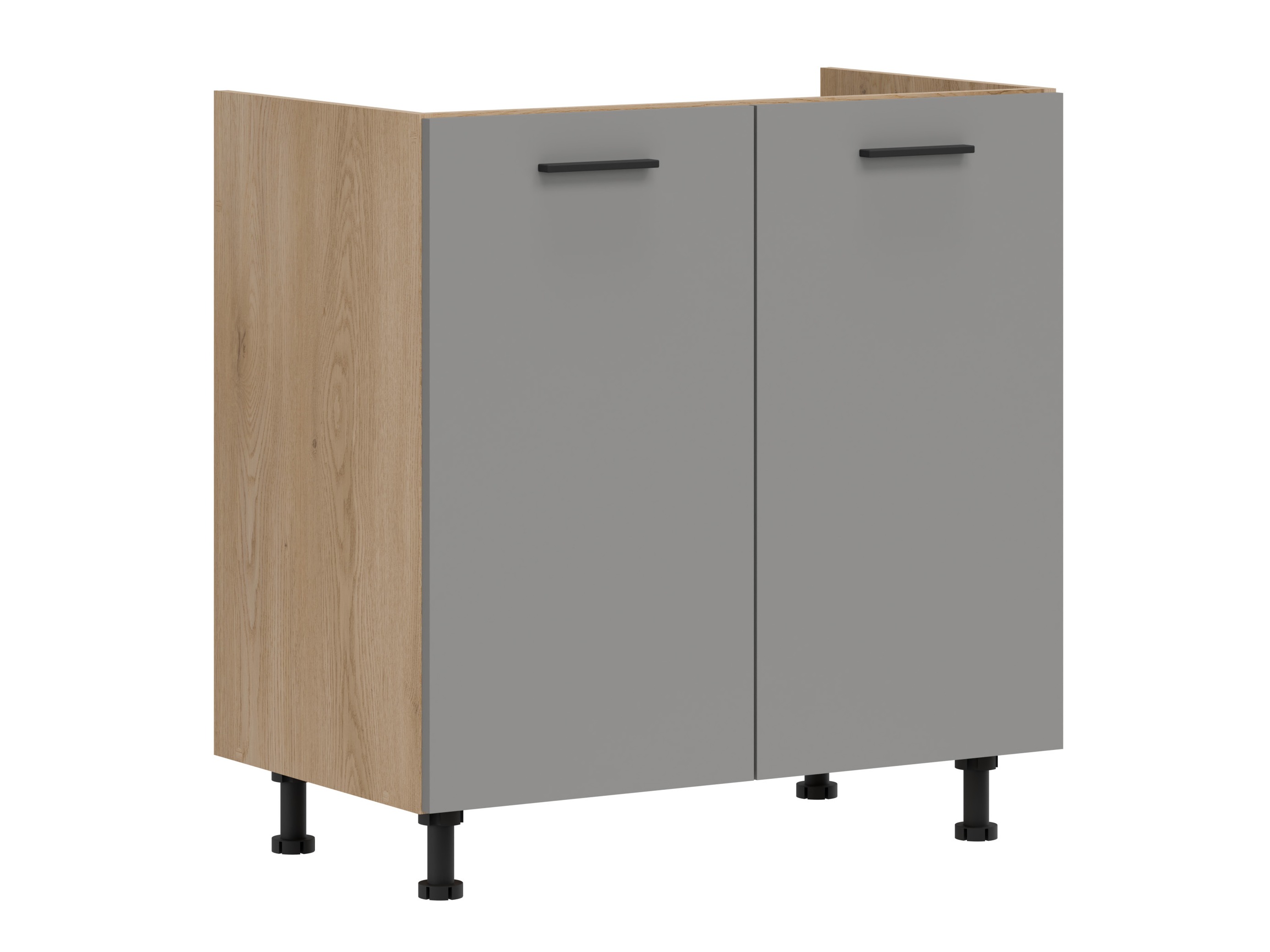 Modularer Waschbeckenschrank mit Türen Ati Grey 110