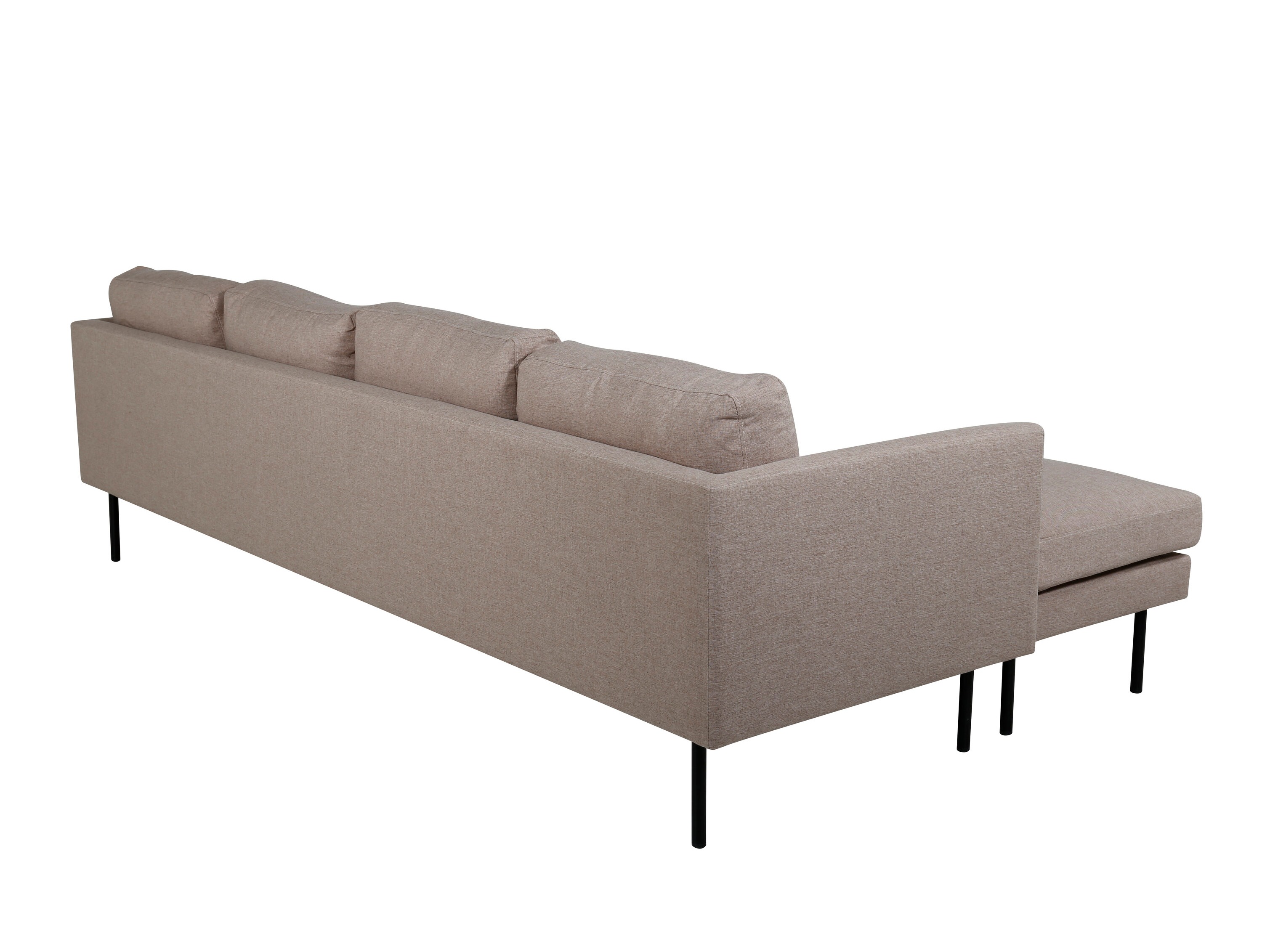 Ecksofa Fercame 102 (Braun + Schwarz)