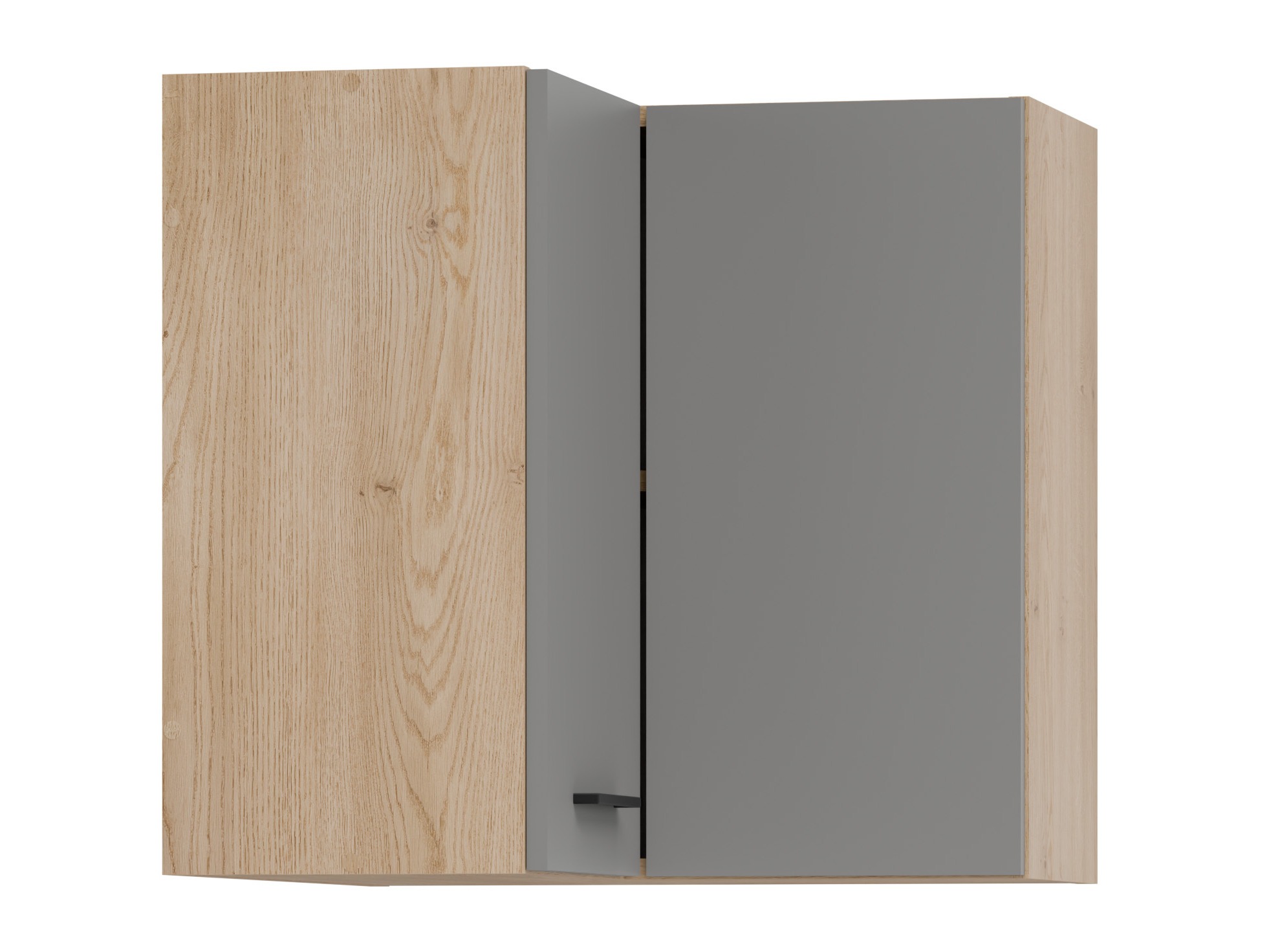 Modularer Wand-Eckschrank Ati Grey 126
