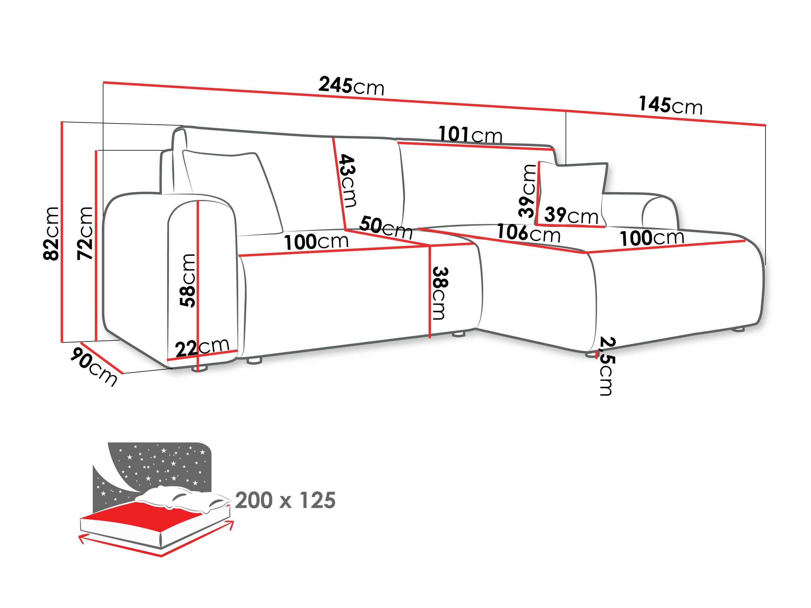 Ecksofa Luxum (Taro 11)