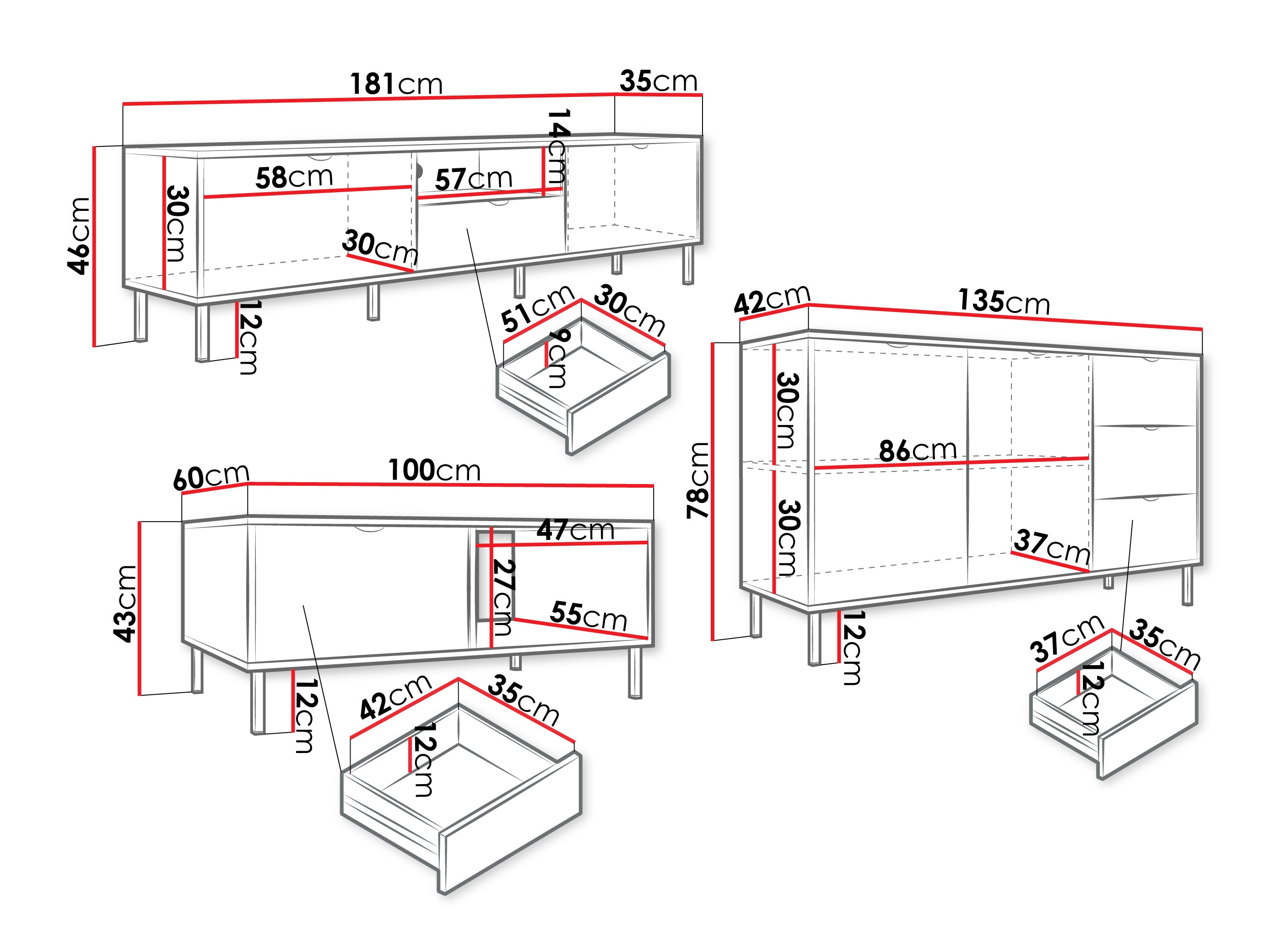 Wohnzimmer-Sets Comfivo Elblare