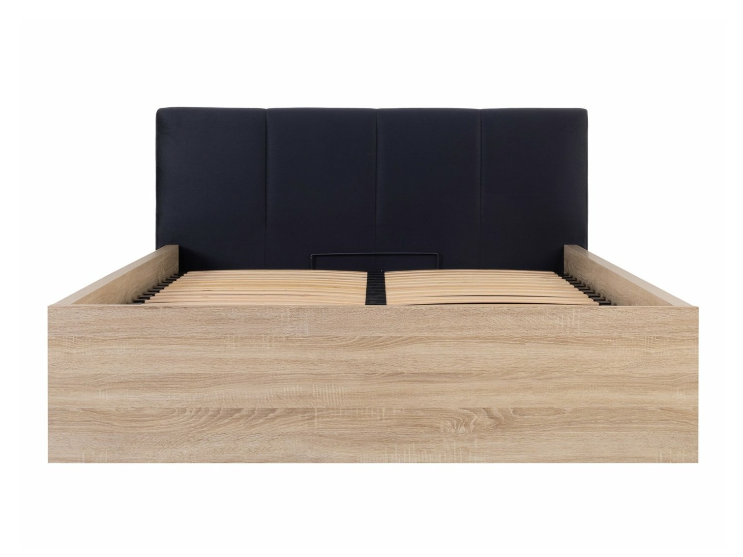 Bett Livevaro 123 (Sonoma Eichenholzoptik + Schwarz)